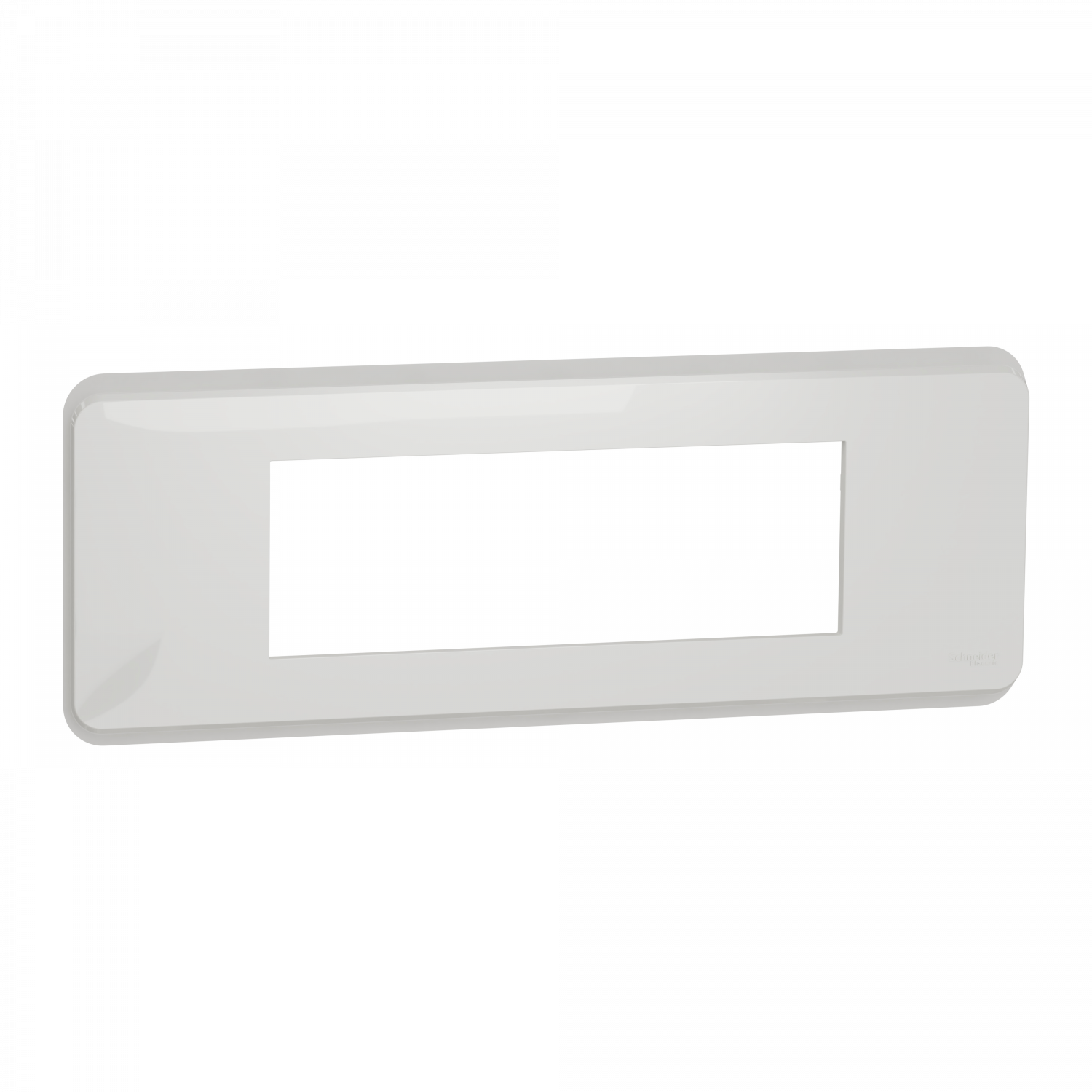 Unica Pro - plaque de finition - Blanc - 6 modules