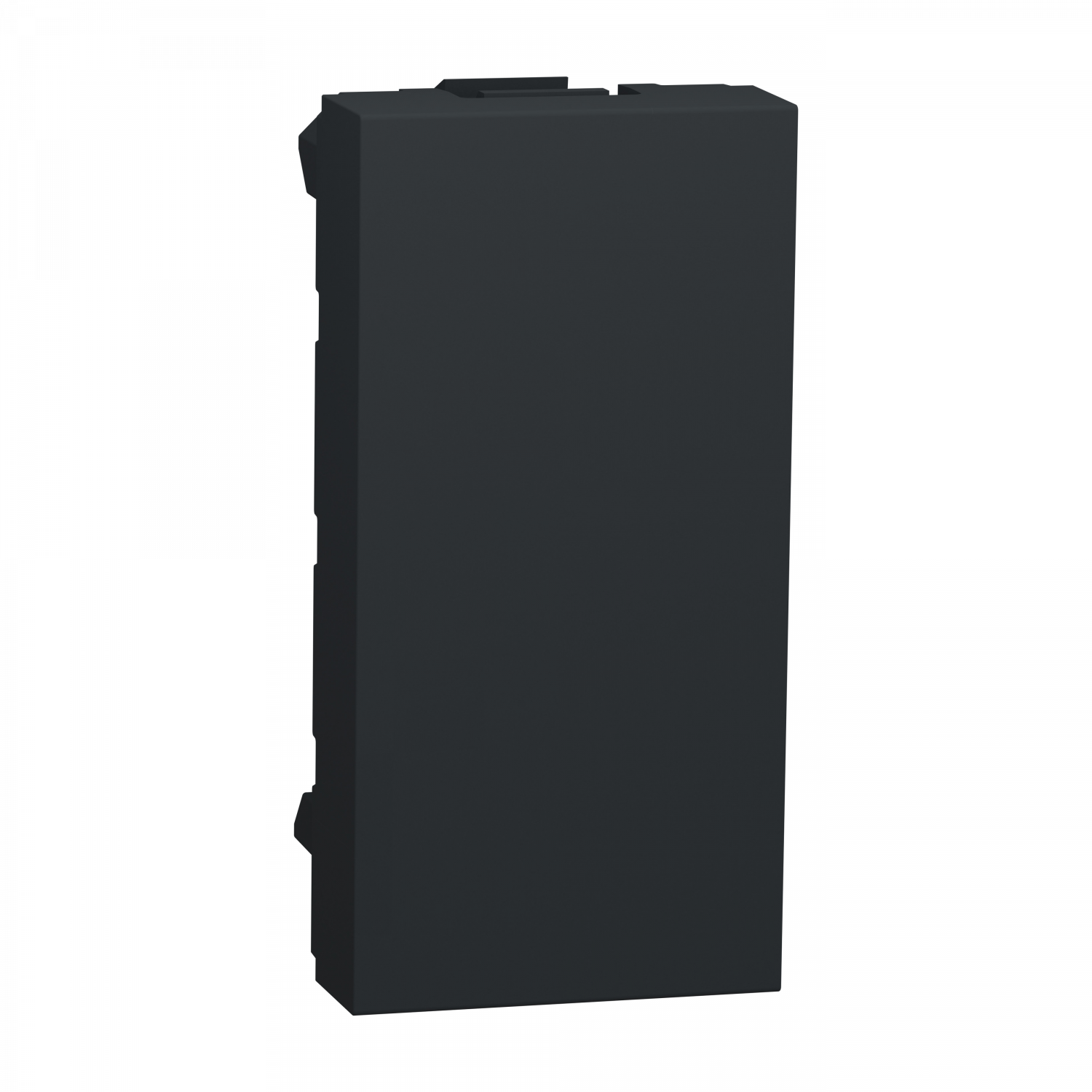 Unica - obturateur - 1 module - Anthracite - mécanisme seul