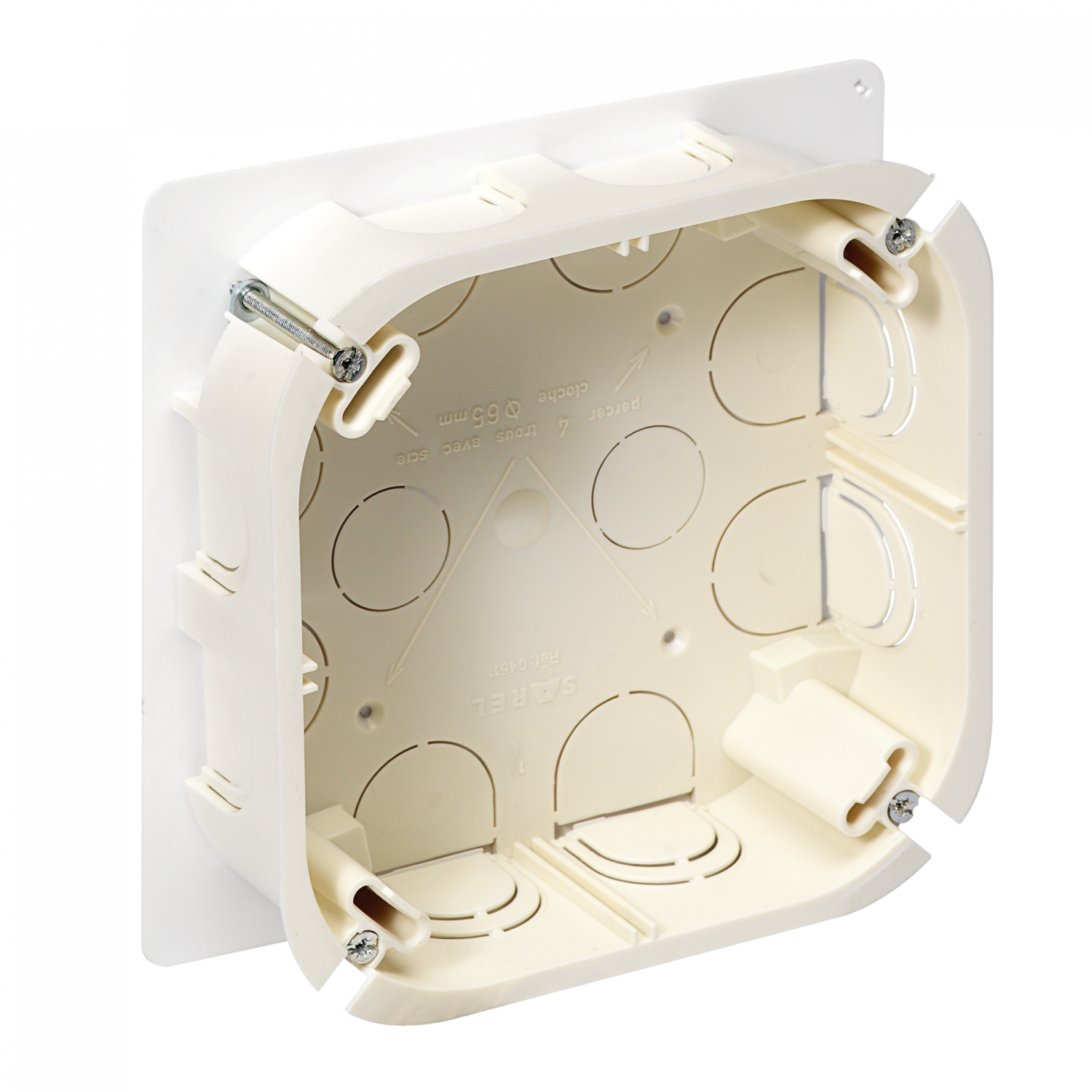 Multifix - boîte dérivation multi-supports 120x120x40mm