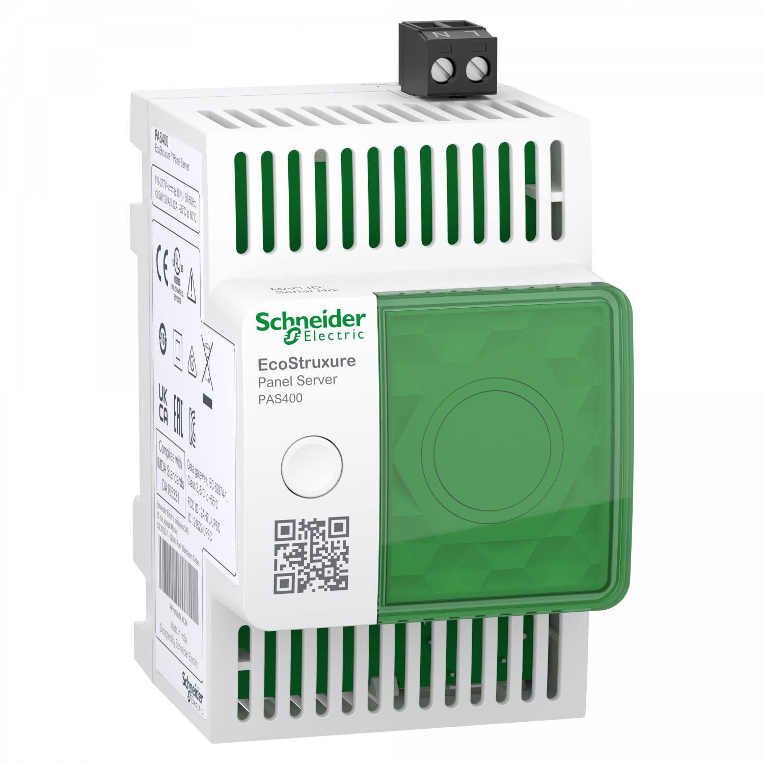 EnerlinX EcoStruxure Panel Server Entry alim 110 277VACDC