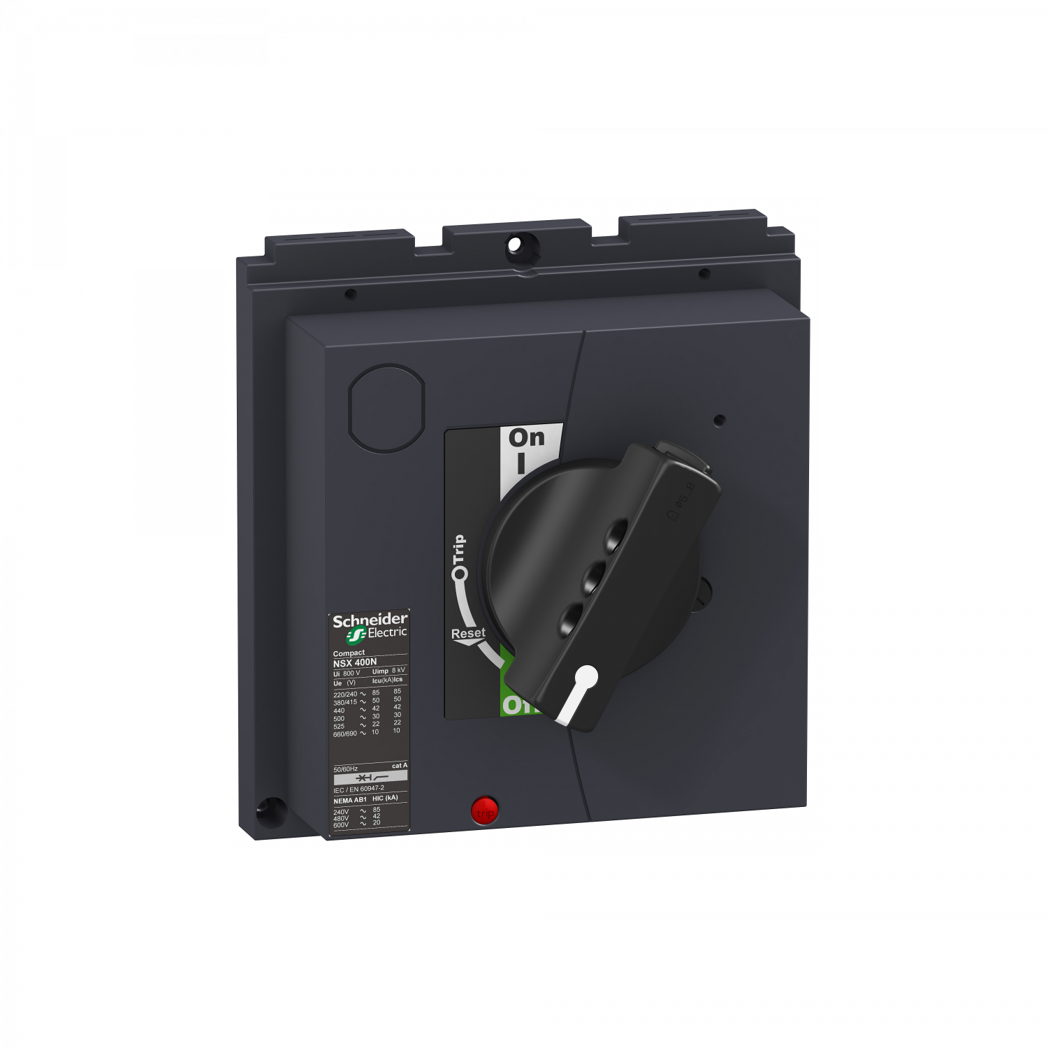 ComPact NS - commande rotative directe standard noire