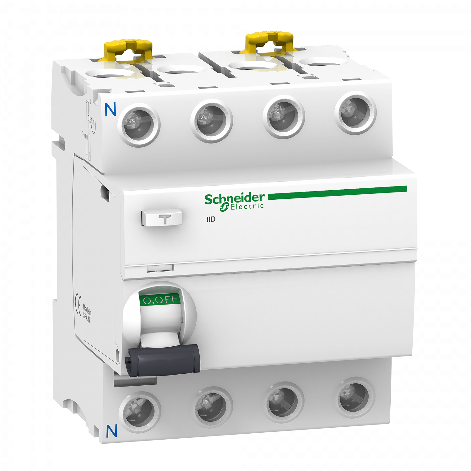 Acti9, iID interrupteur différentiel 4P 40A 300mA sélectif type AC