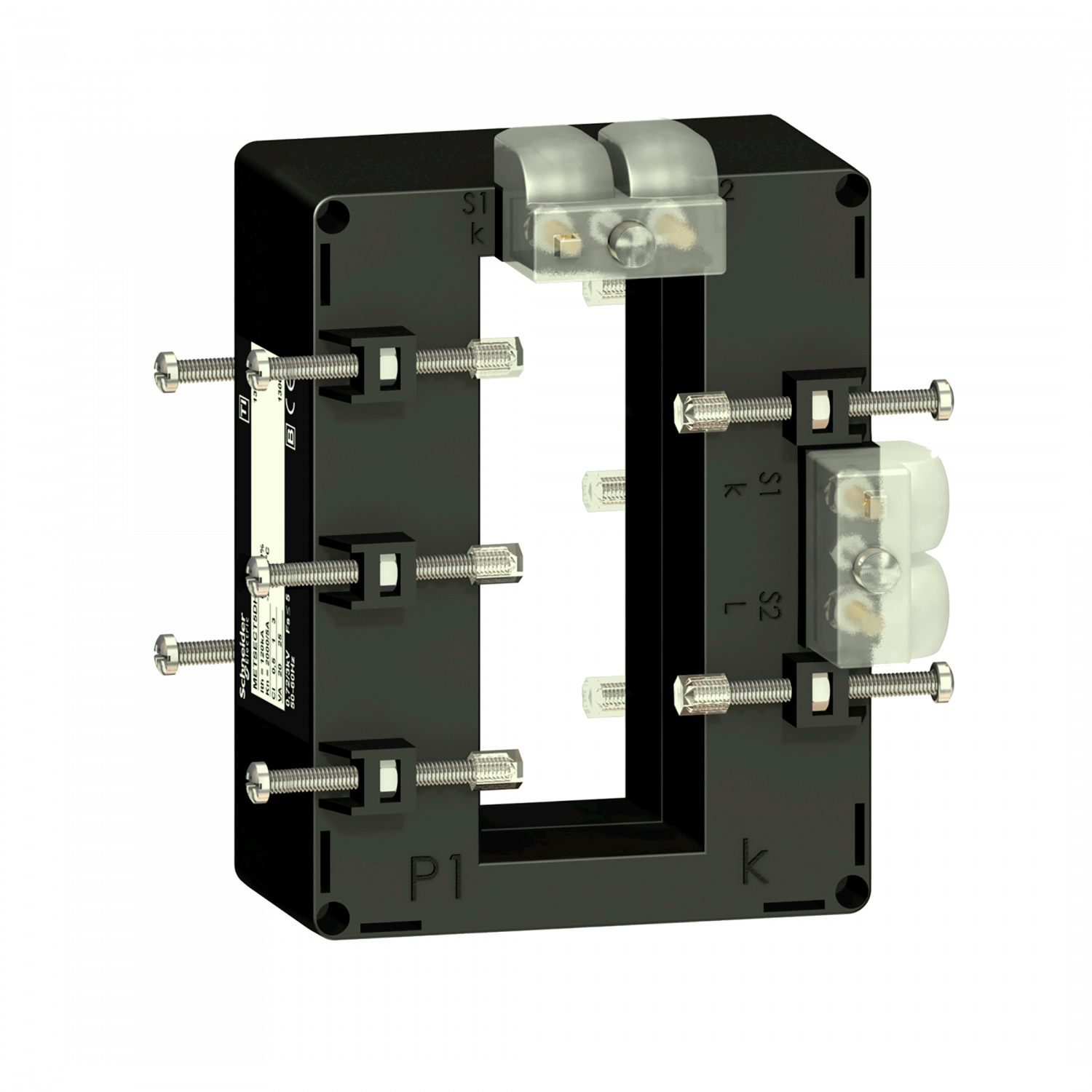 PowerLogic - transformateur d'intensité - 1500/5A double sortie - barre 38x102mm