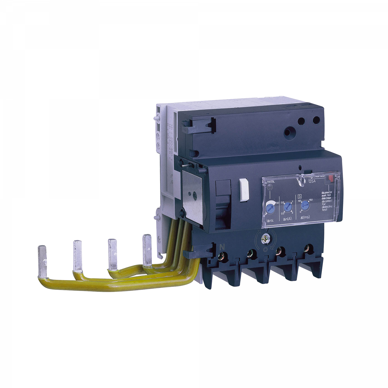 Acti9 Vigi NG125 - Bloc diff. 230Vca à 400Vca - 4P - 125A - 300/3000mA - Type A