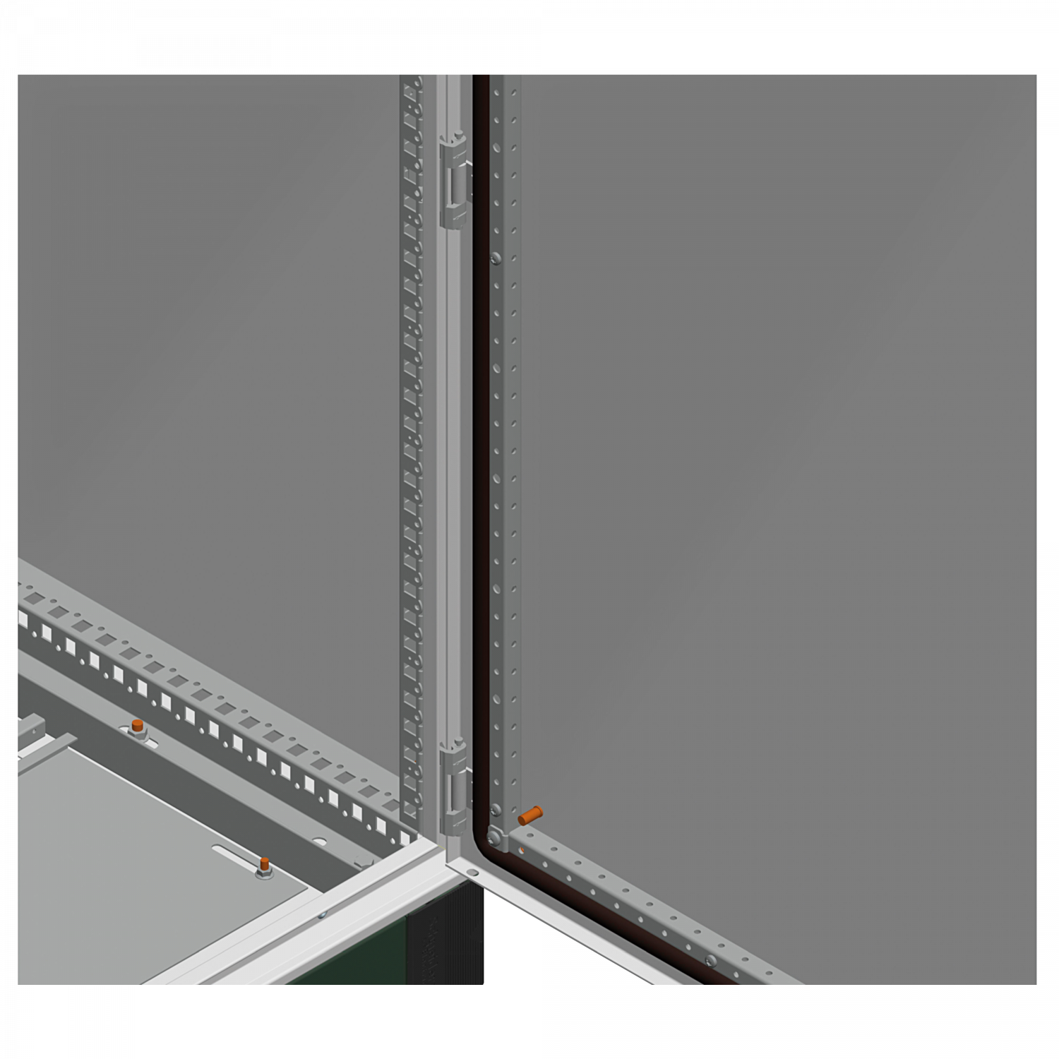 PanelSeT Accessoires - 2 profilés adaption verticaux avant - 1200mm