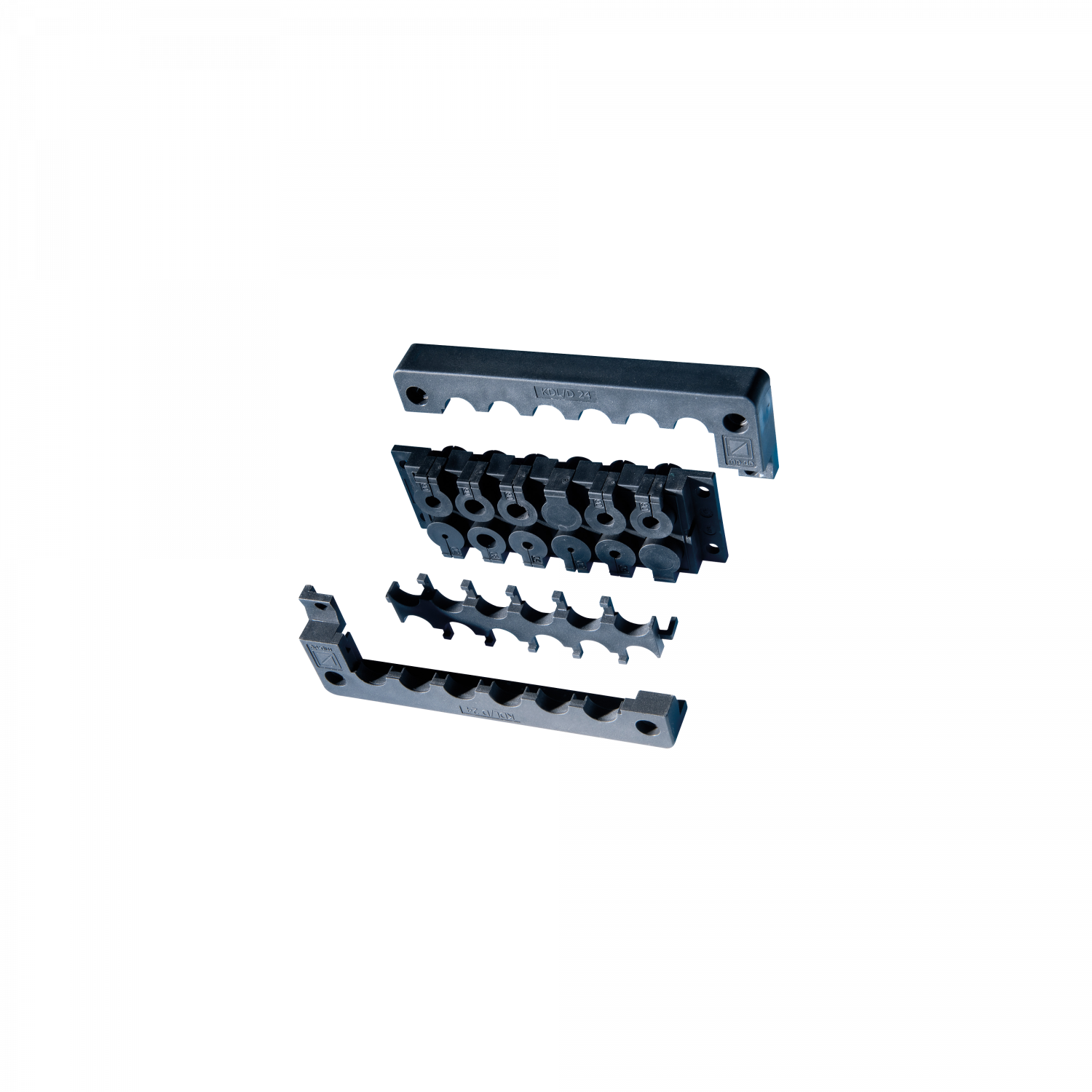 PanelSeT - plaque de 8 entrées de câbles - 112x36mm