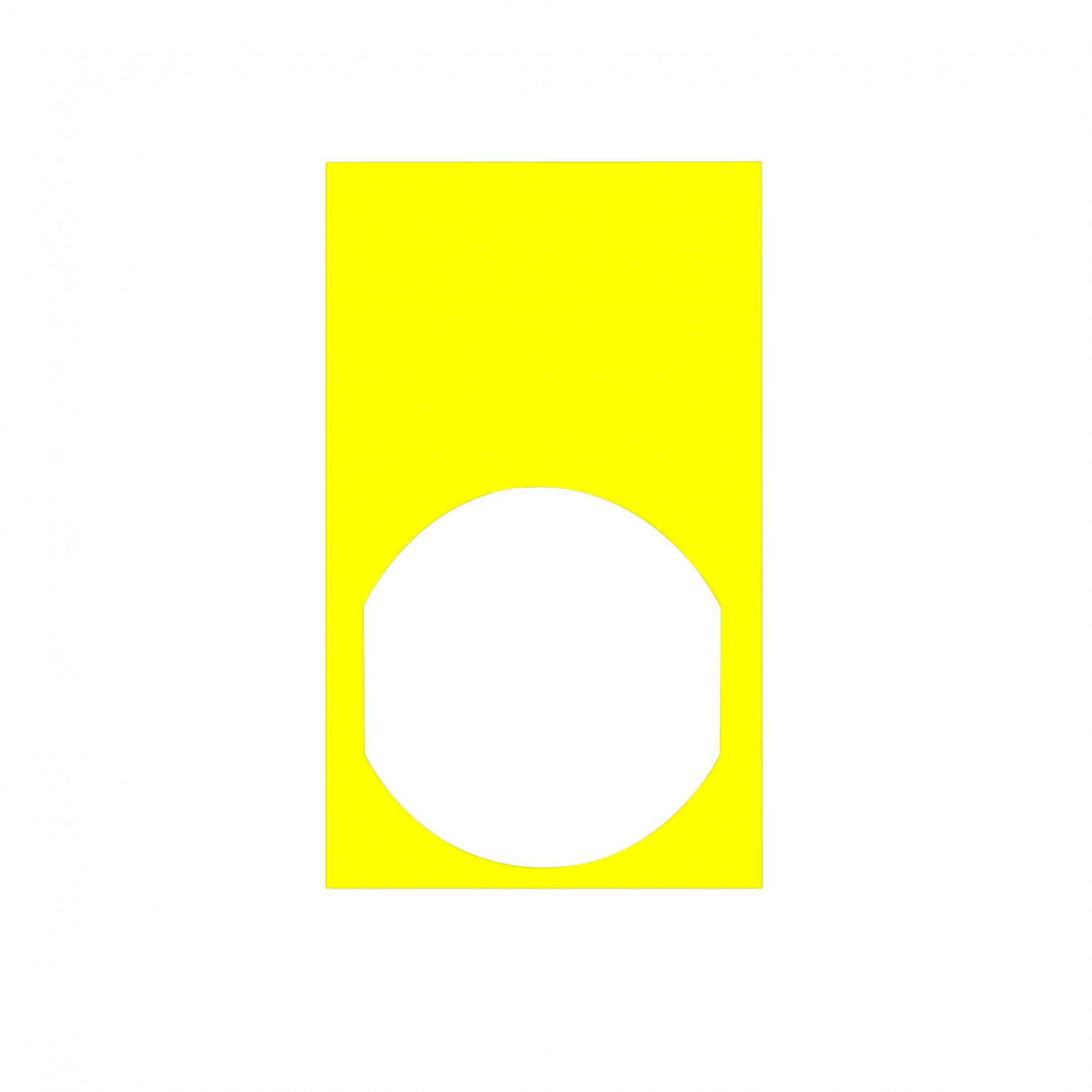 Harmony - Etiquette 30 x 50 jaune pour marquage noir