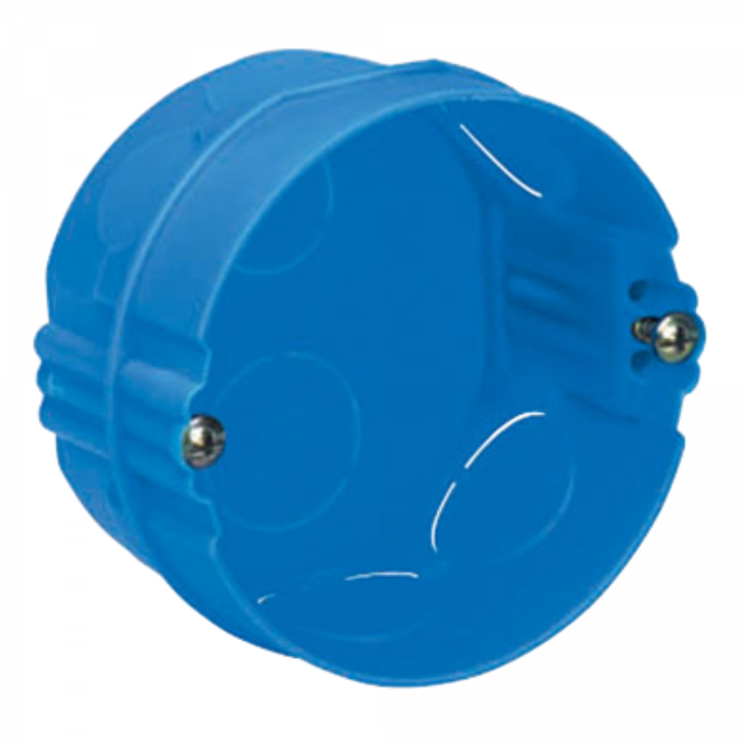 Modulo - boîte ronde à sceller - 1 poste - P40mm - entrée 2xØ16 + 4xØ20 + 2x25mm