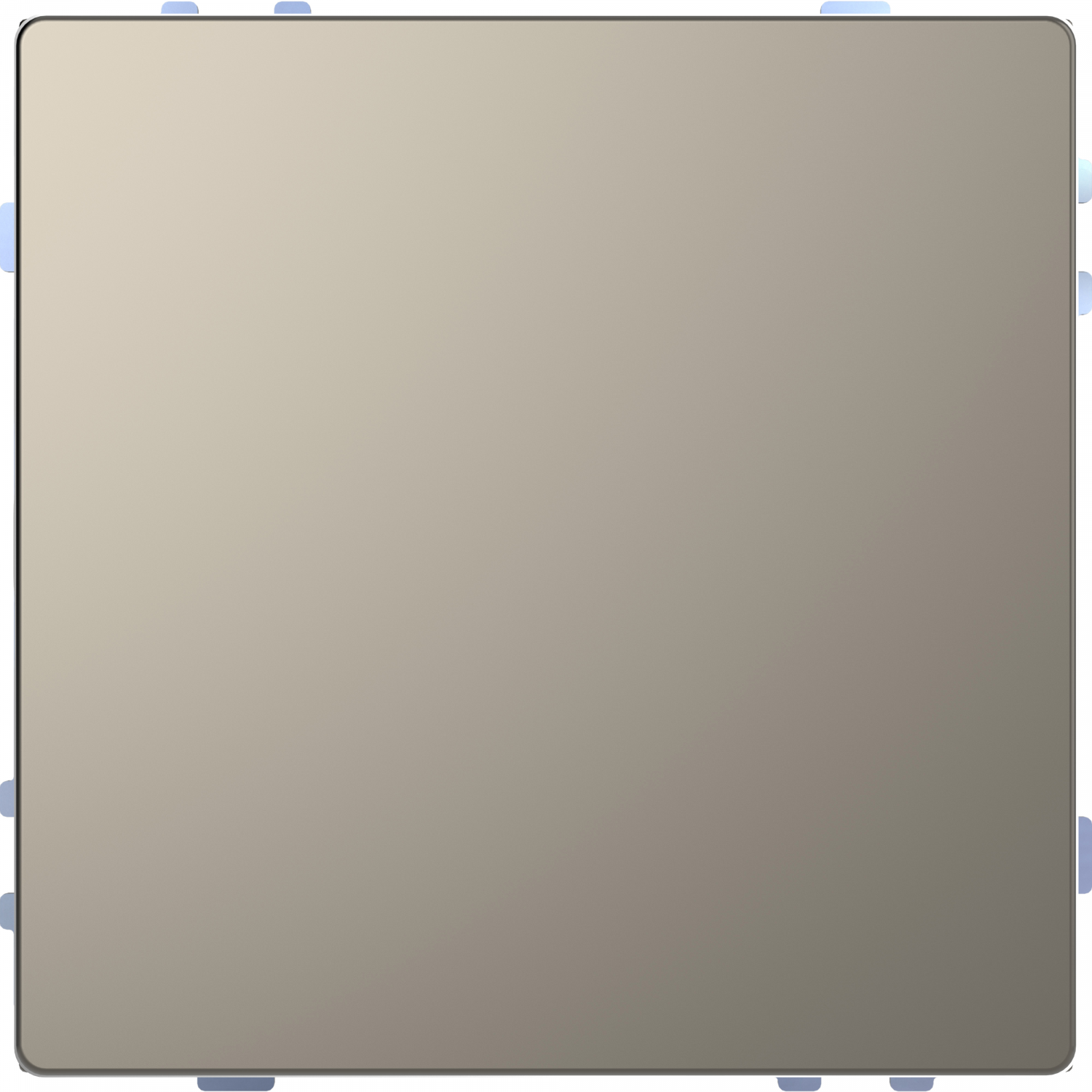 SpaceLogic KNX - D-Life - Bouton poussoir Pro T - Nickel Métal