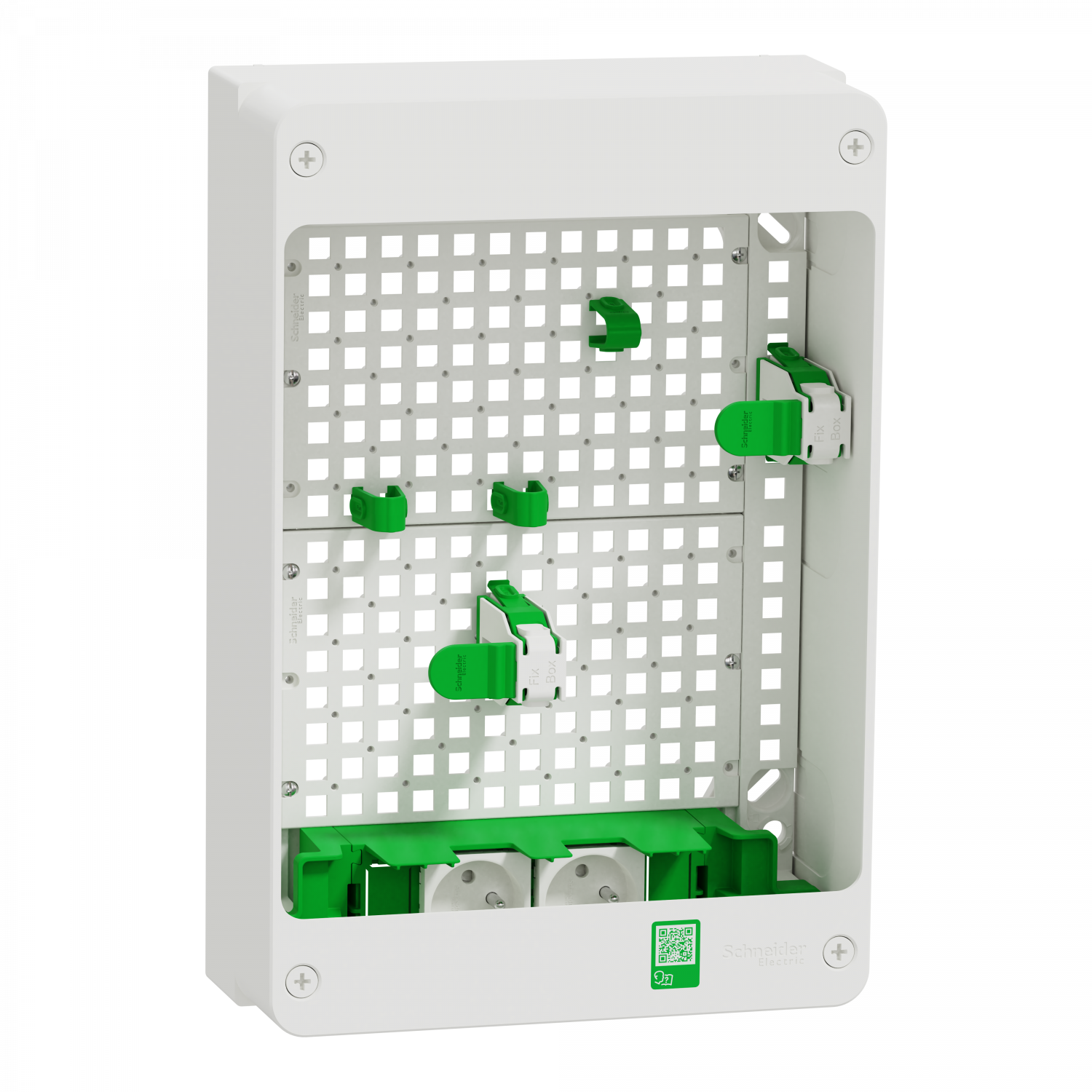 Resi9 Coffret VDI Box 13M2R - coffret support box operateur avec 2 prises