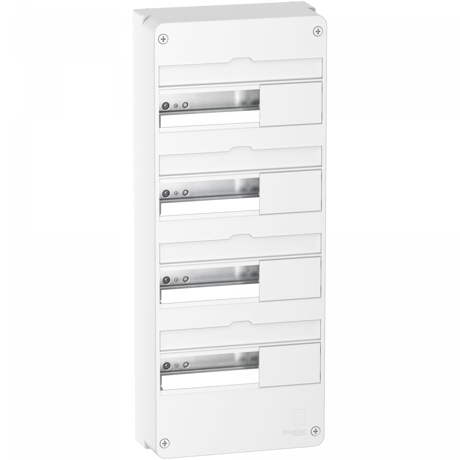 Resi9 - Coffret en saillie Blanc (RAL 9003)- 4 rangées de 13 modules