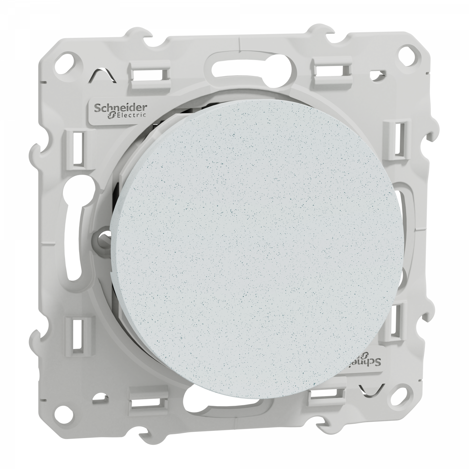 Odace - poussoir - blanc Recyclé - 10A