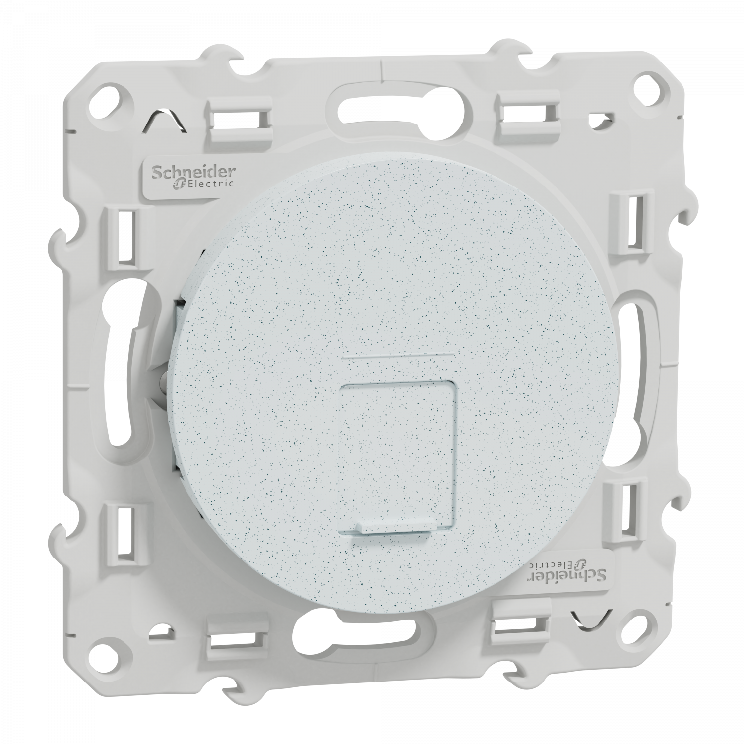 Odace - prise RJ45 cat.6 STP - grade 2TV min à grade 3TV (+ multi) - blc recyclé