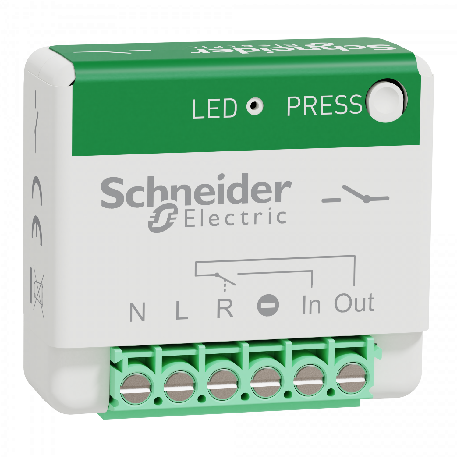 Odace sans fil sans pile - actionneur générique - micro-module - 10A - blanc