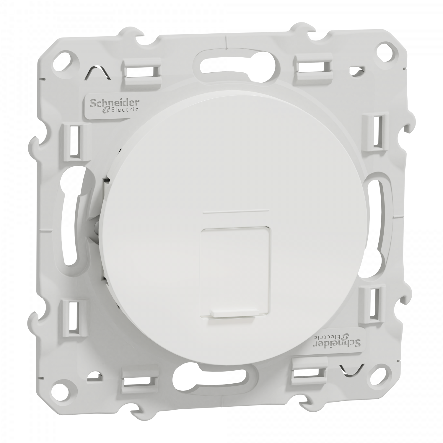 Odace - prise RJ45 cat. 6a STP - grade 3 TV (+multimédia) - blanc