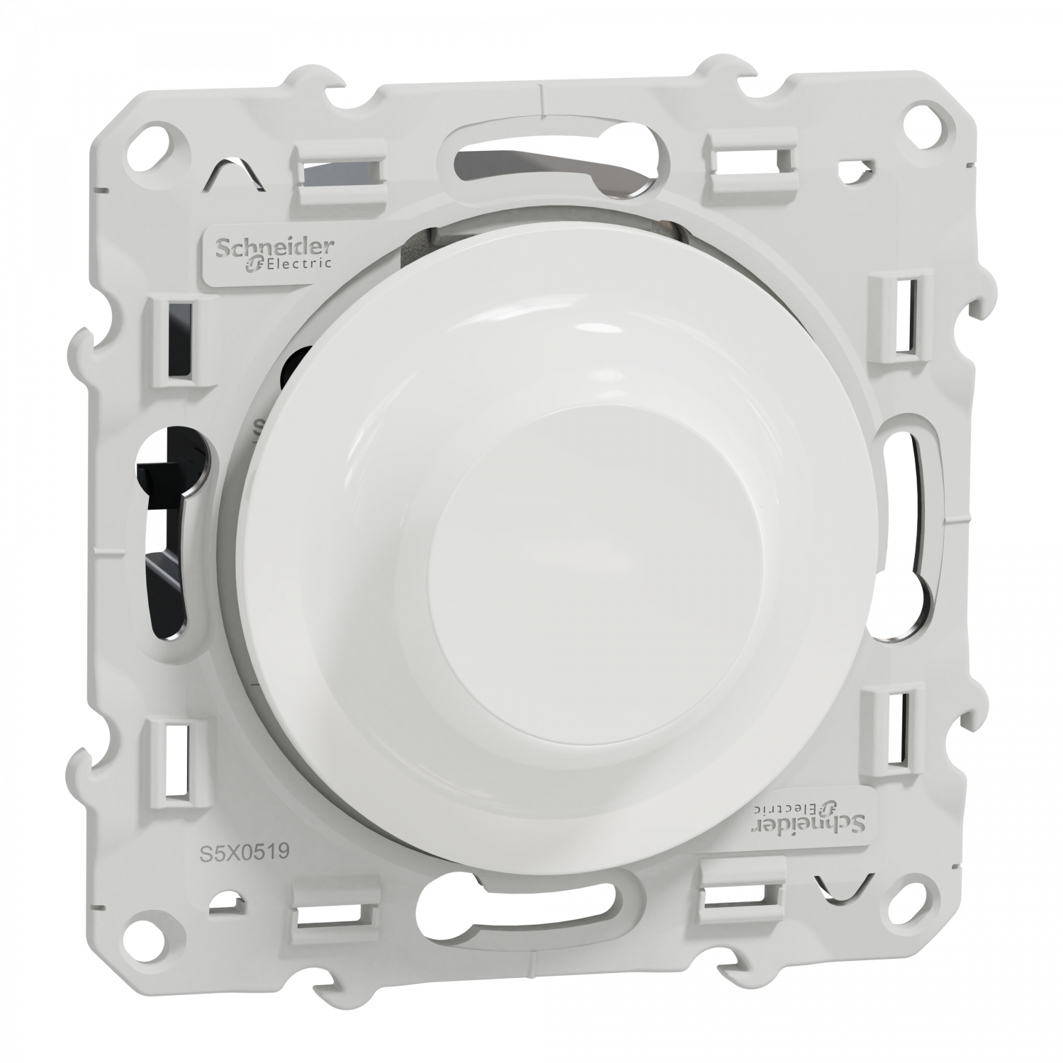 Odace - Variateur de lumière universel en 2 ou 3 fils 3W 100W (LED) - blanc