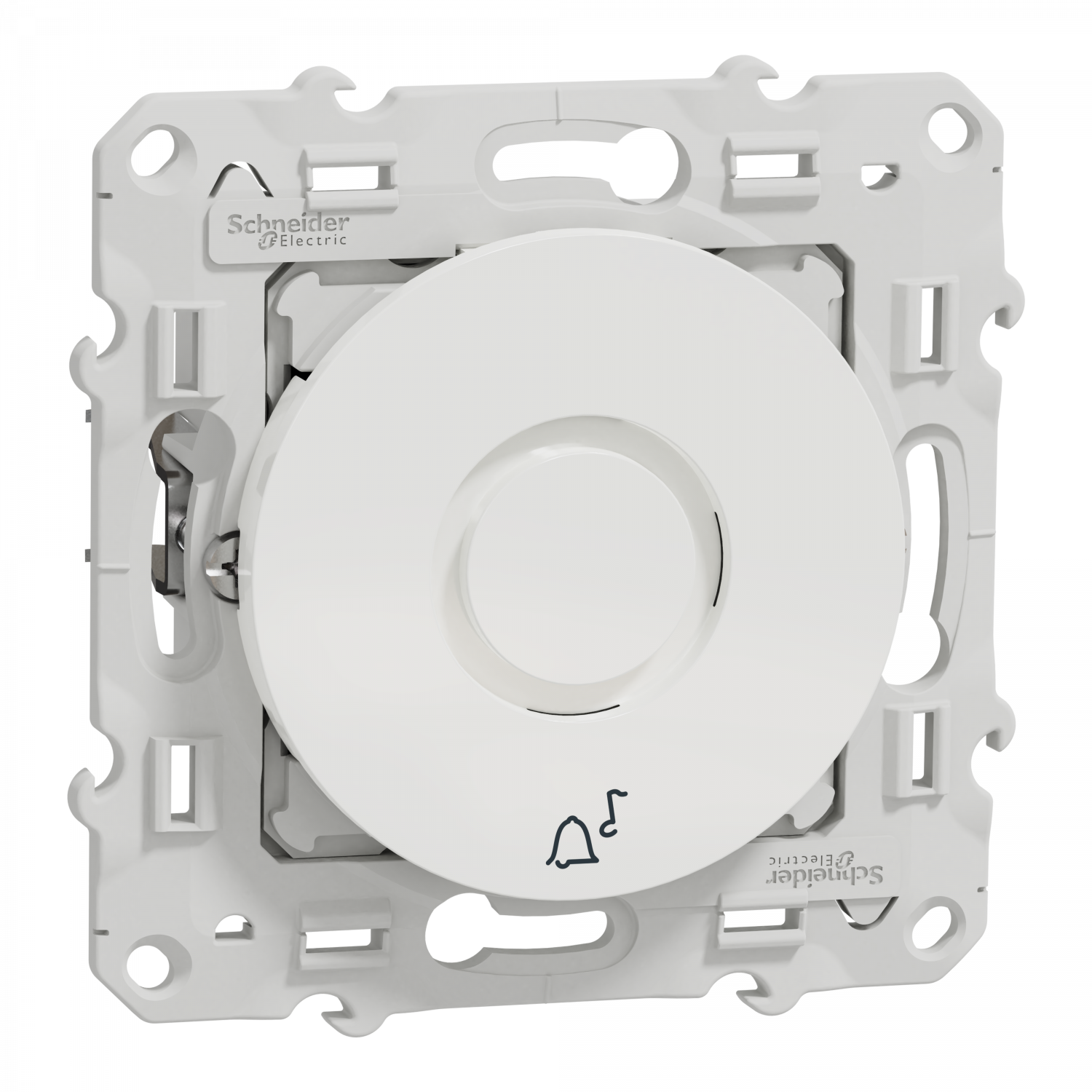Odace - sonnette électronique - blanc - 5 tonalités - 230V