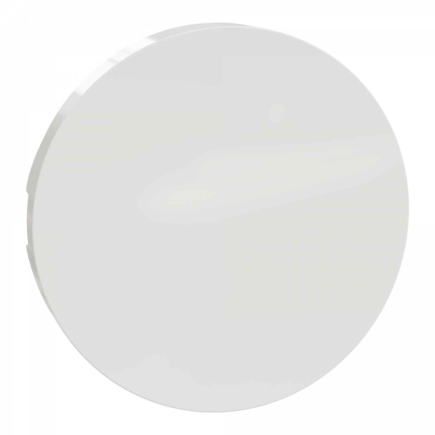 Odace - blanc - enjoliveur seul va-et-vient et poussoir