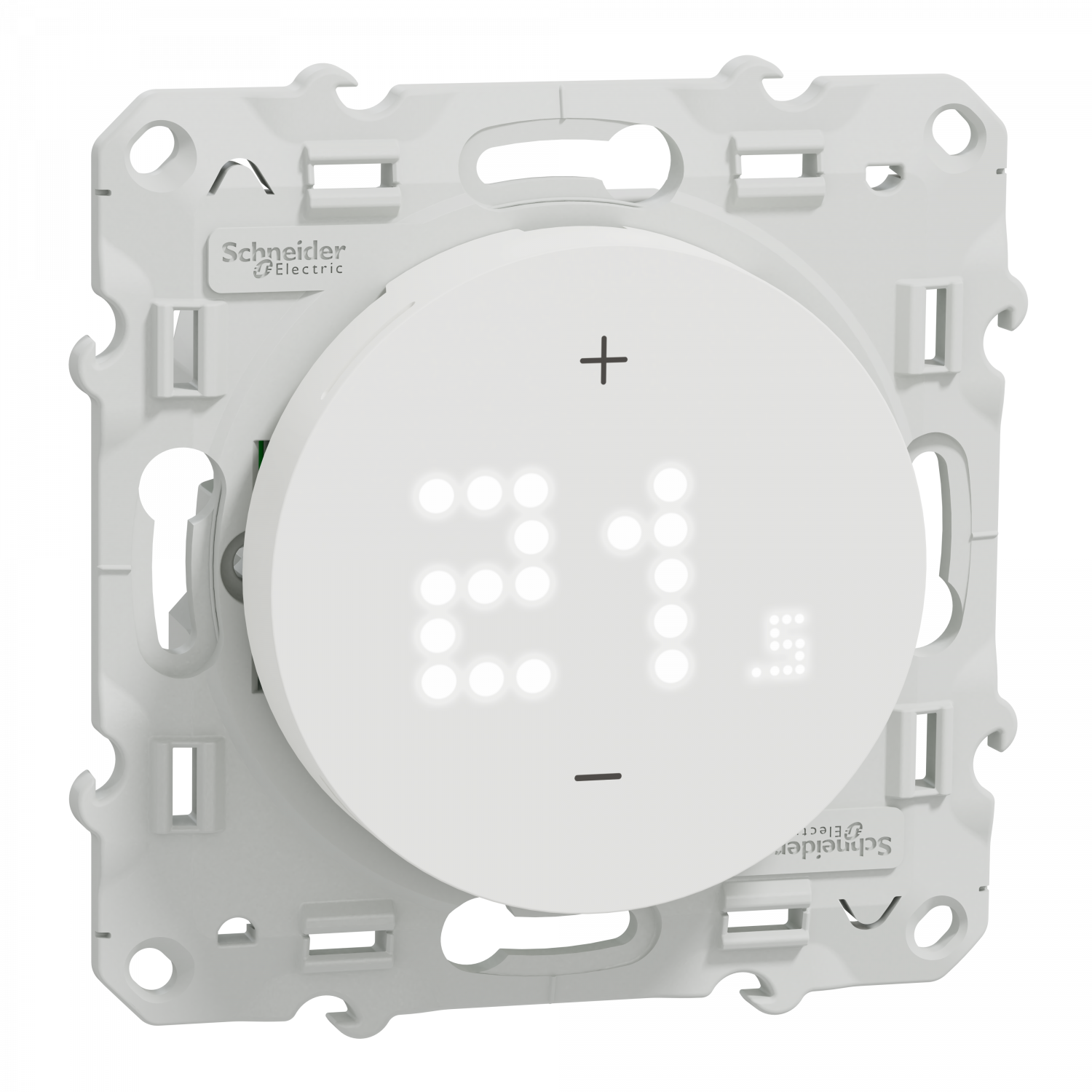 Wiser Odace - Thermostat connecté filaire - 2A - Blanc