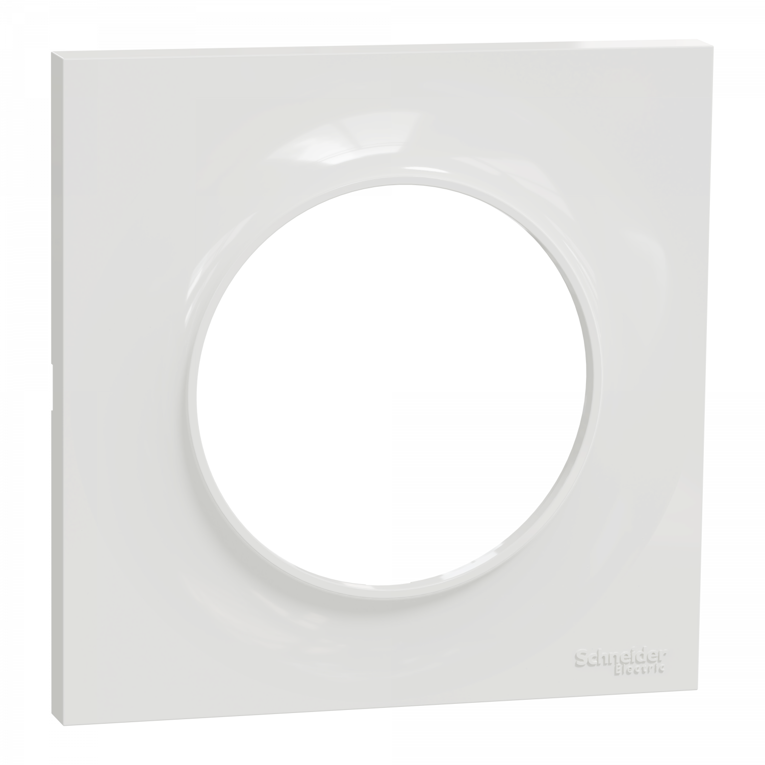Odace Styl - plaque 1 poste blanc