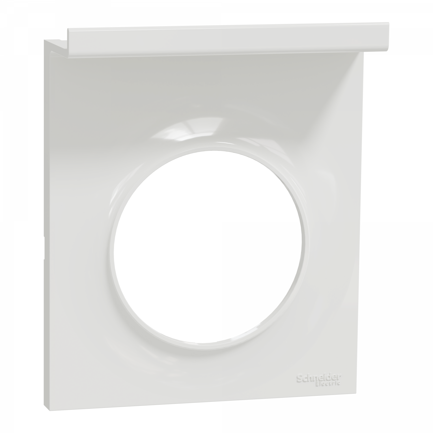 Odace Styl Pratic - plaque support téléphone mobile 1 poste blanc