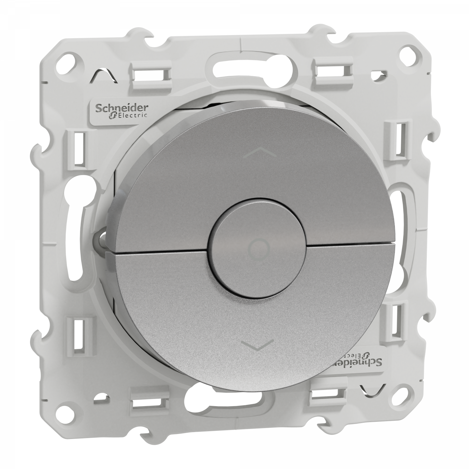 Odace - interrupteur - alu - 3 boutons montée/descente/stop pour volets-roulants