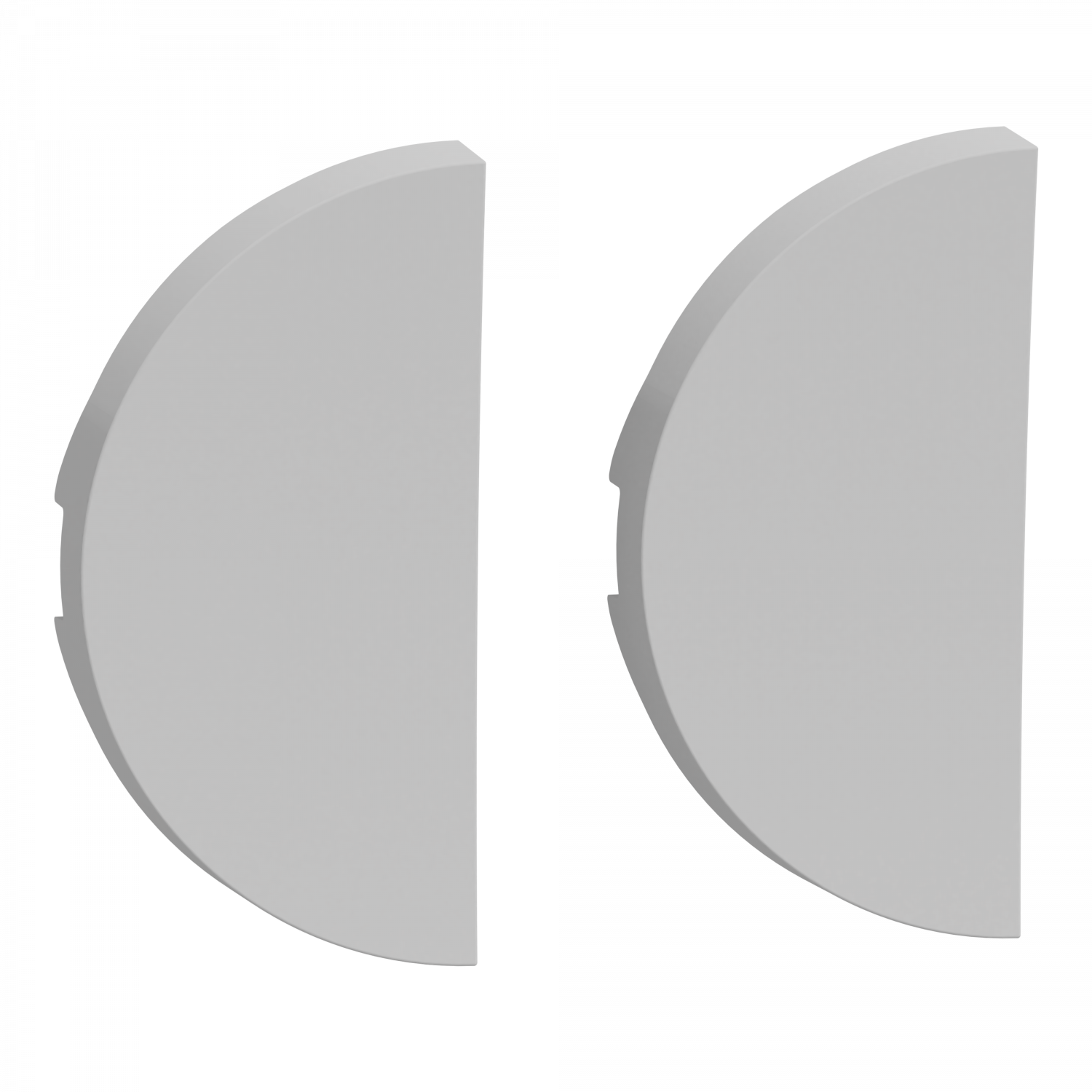 Odace alu- enjoliveur seul double va-et-vient - double poussoir - vv + poussoir