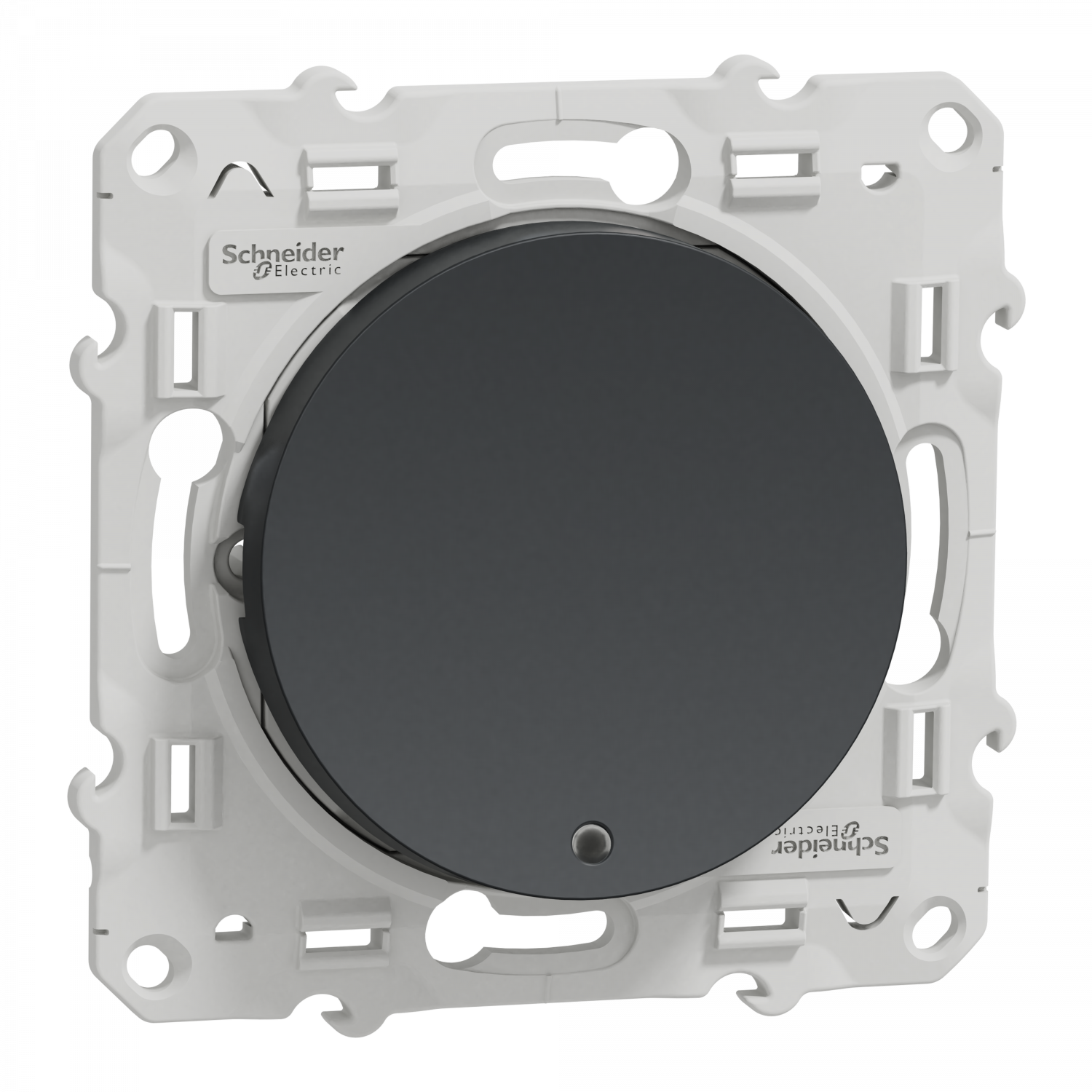 Odace - va-et-vient lumineux ou témoin - anthracite - 10A - LED orange 1,5mA