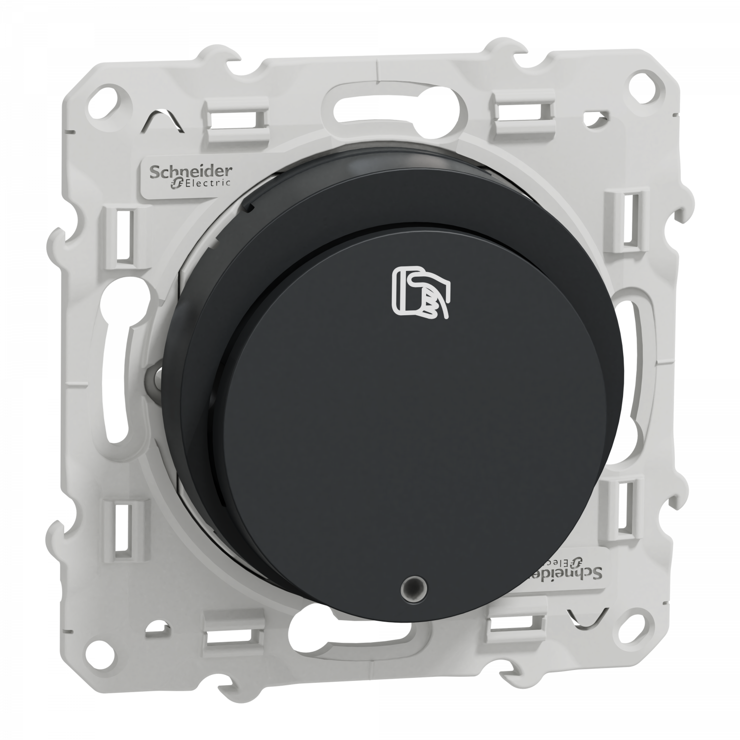 Odace - interrupteur à carte 10A - anthracite