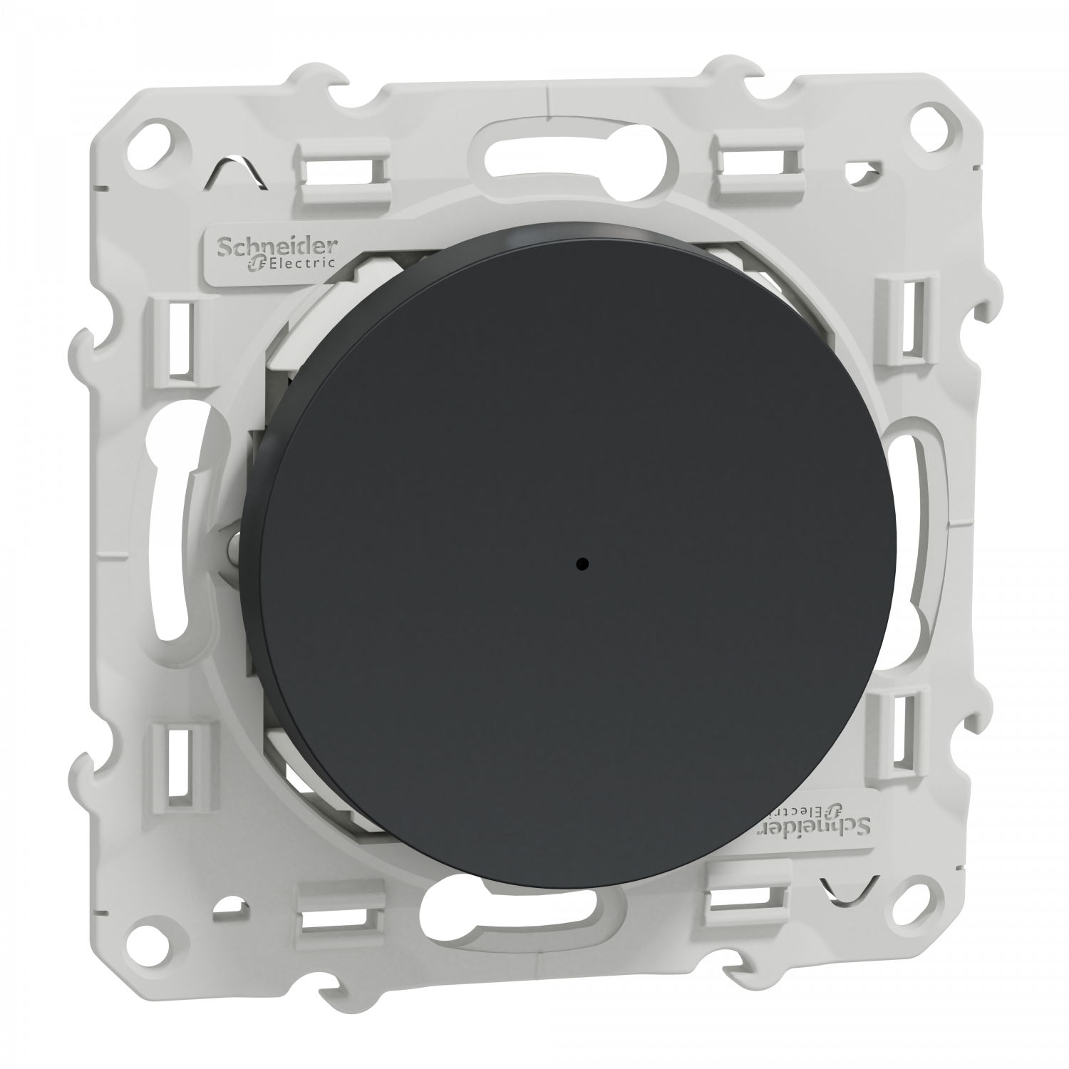 Wiser Odace - variateur poussoir - 2 fils - zigbee - anthracite