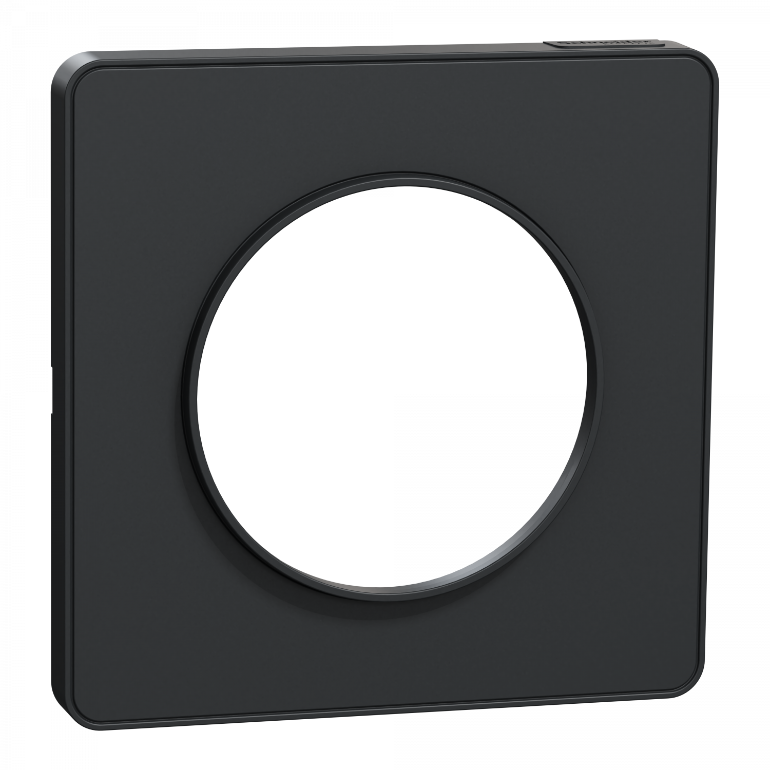 Odace Touch - plaque 1 poste anthracite