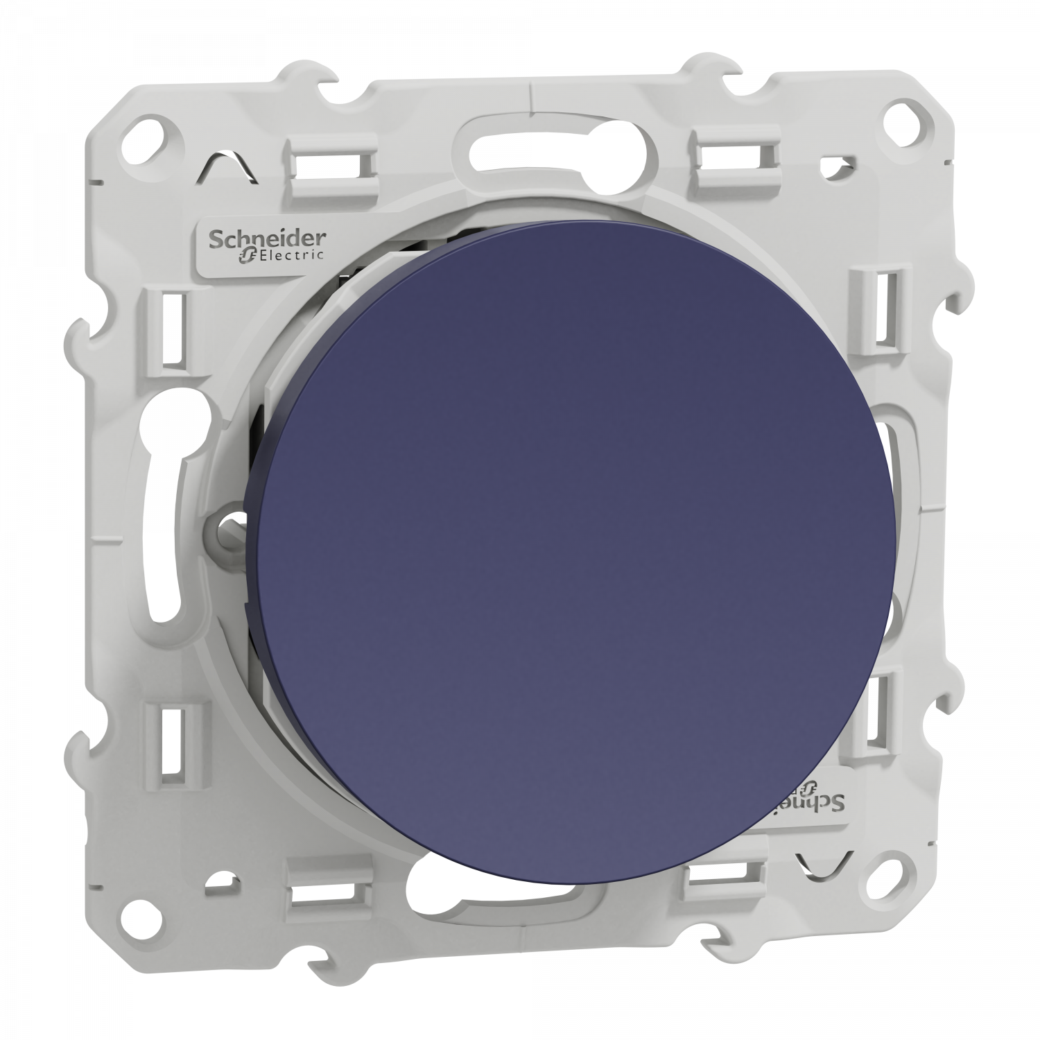 Odace - bouton poussoir - cobalt - 10A