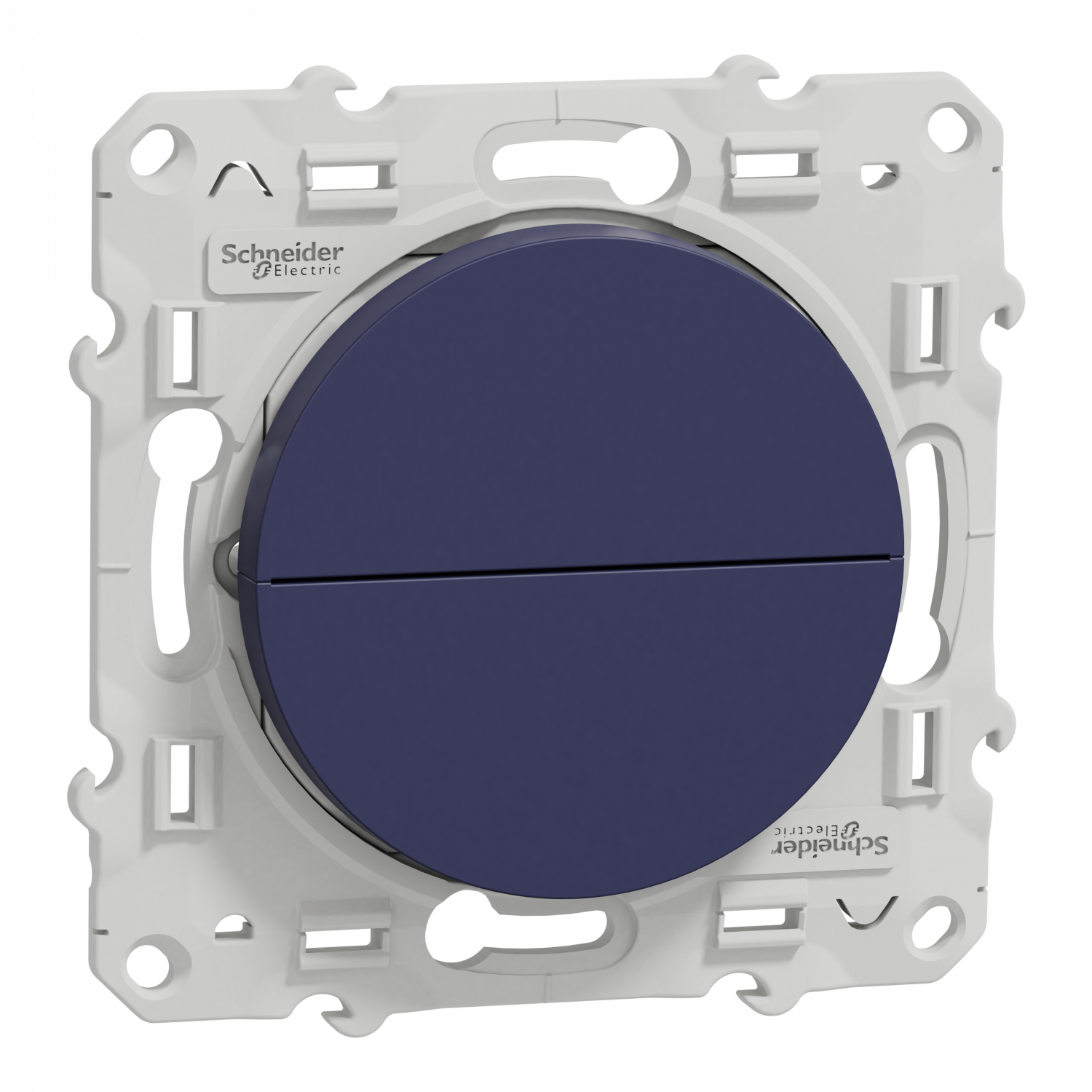 Odace - poussoir - cobalt - 2 boutons montée/descente pour volets-roulants