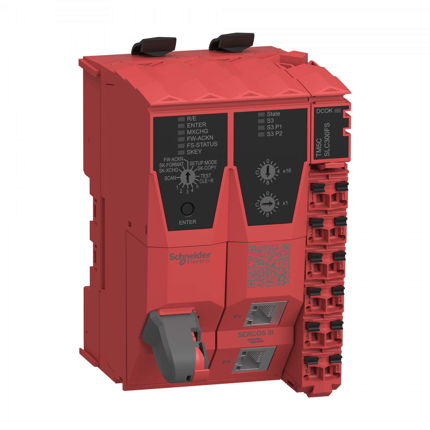 Contrôleur de sécurité TM5CSLC300FS. Gérant j'usqu'à 20 noeuds d’îlots d’E/S