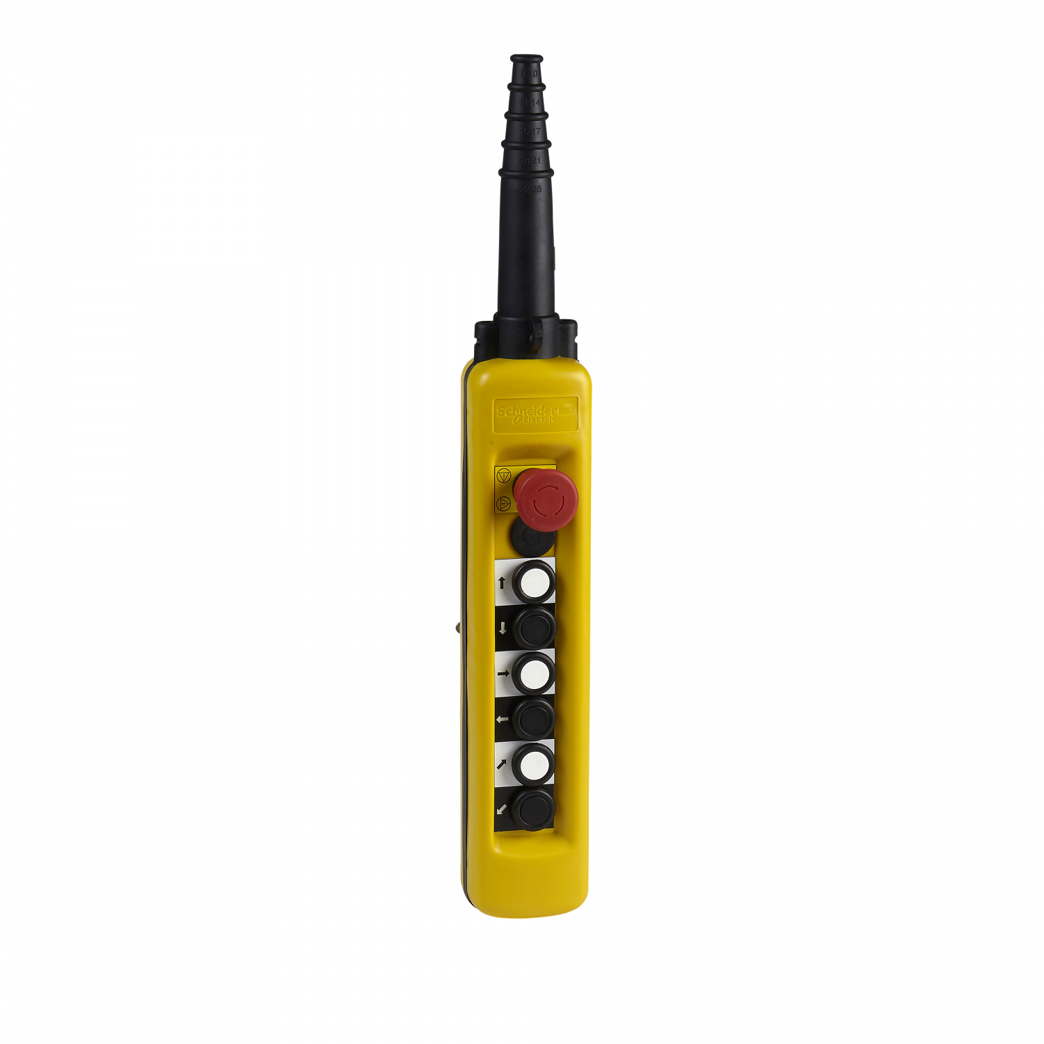 Harmony XACA - boîte pendante - 6 poussoirs 1 arrêt d'urgence