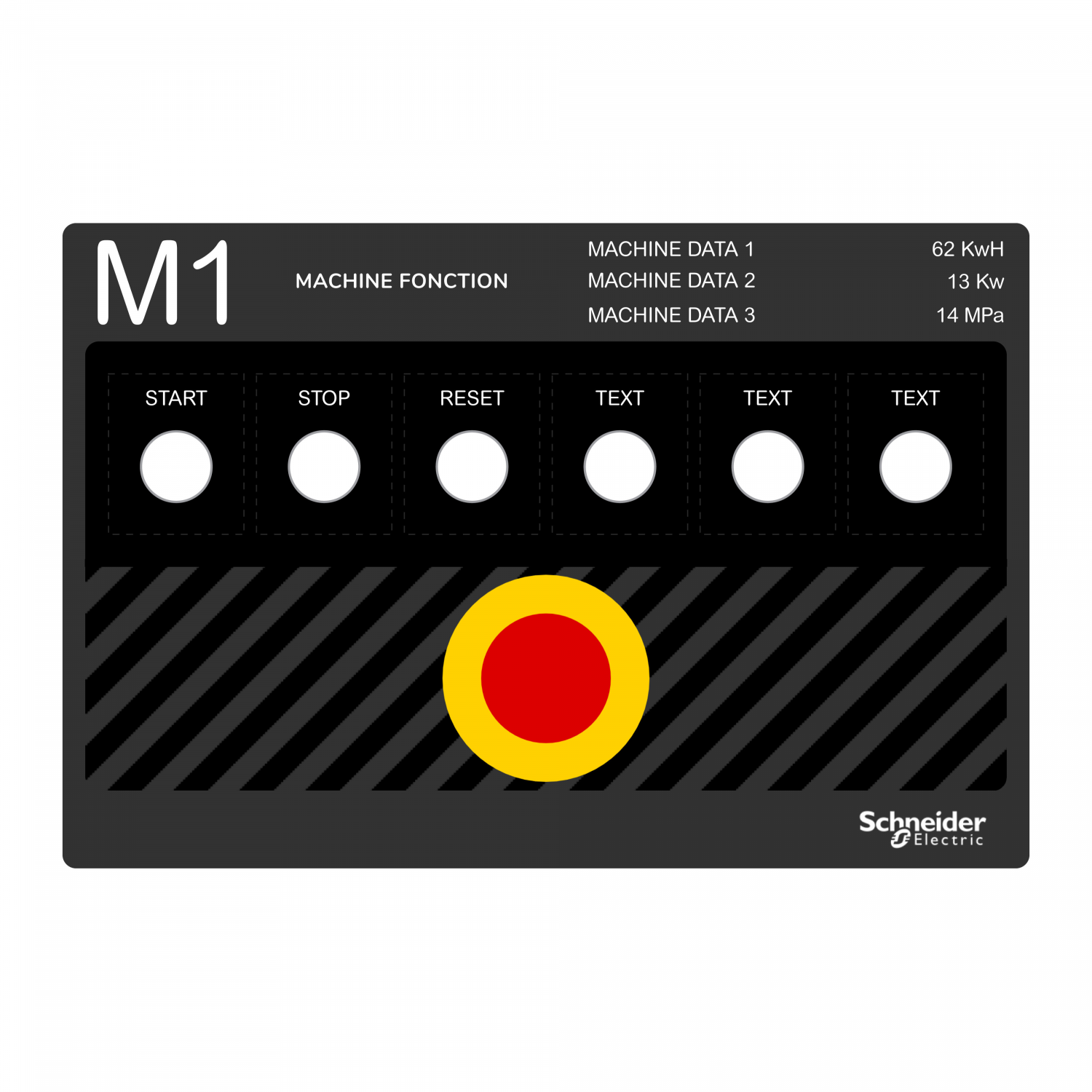 Harmony - plastron 300x200 - personnalisé via configurateur