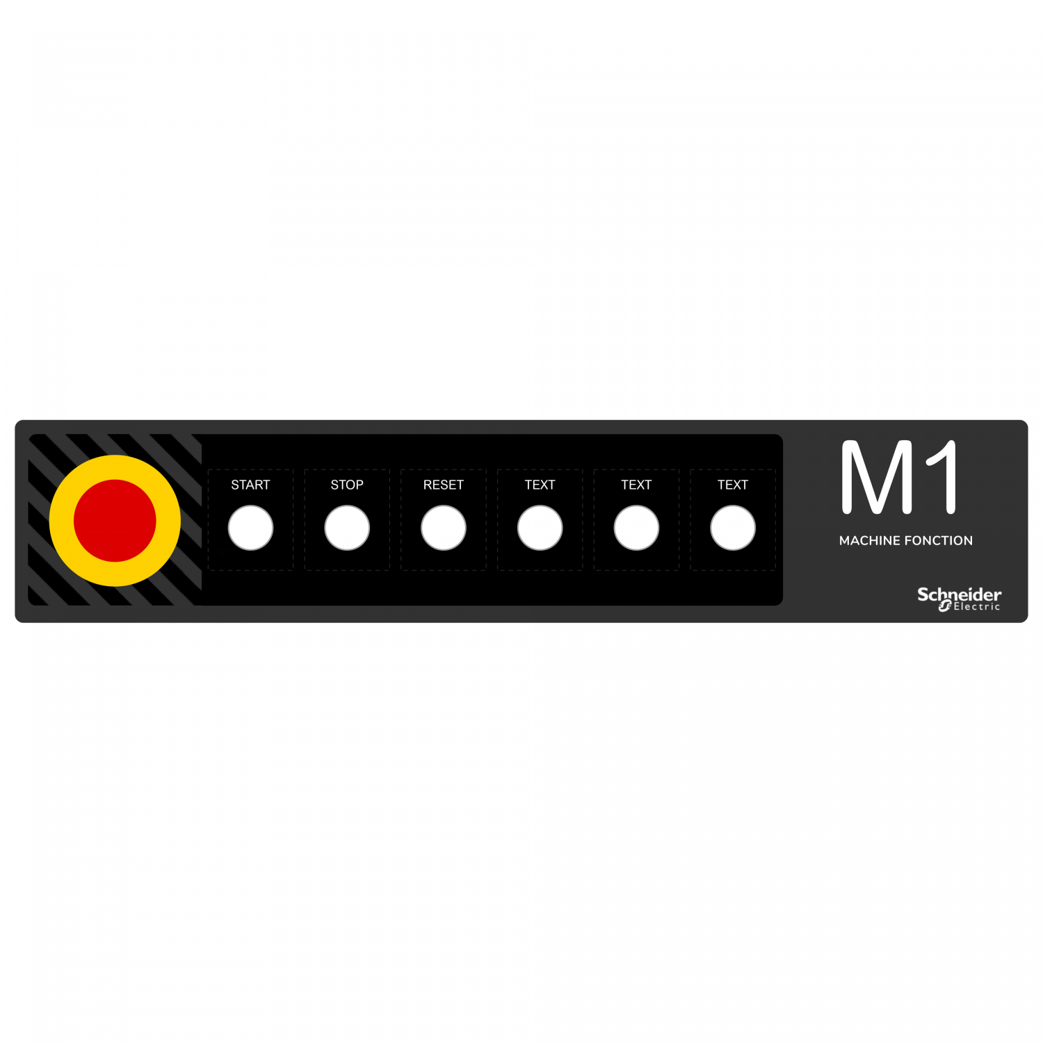 Harmony - plastron 500x100 - personnalisé via configurateur