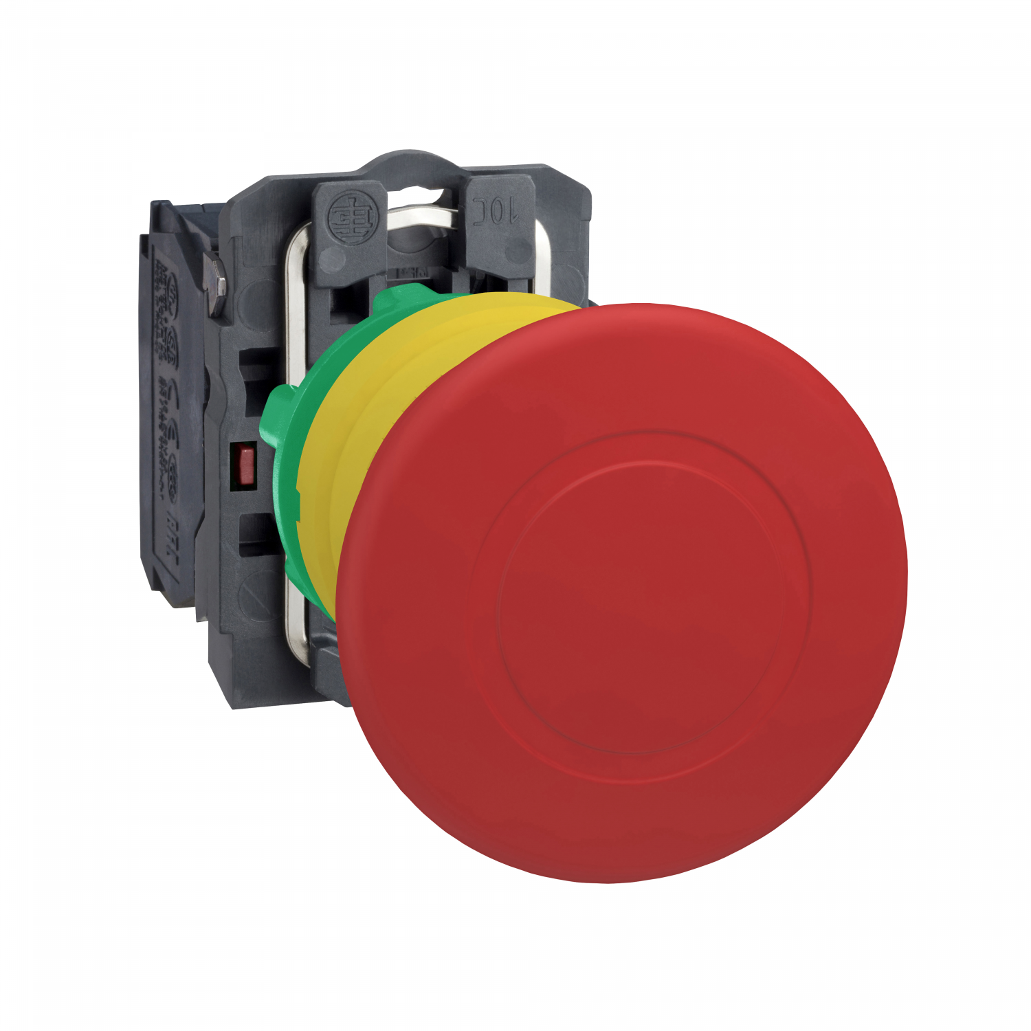 Harmony - bouton poussoir arrêt d'urgence XB5 - Ø 22mm - rouge - pousser/tirer