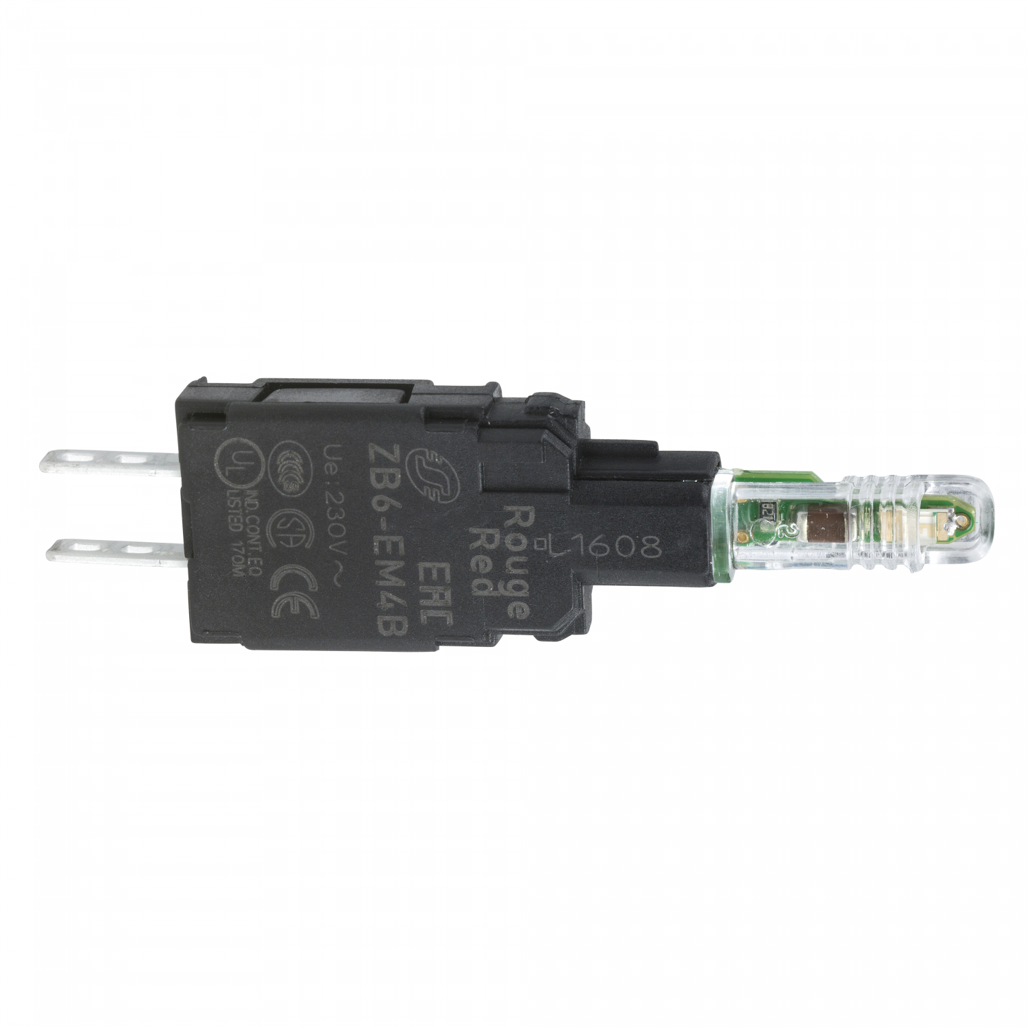 Harmony ZB6 - corps pour voyant - DEL intégrée - 230..240V - rouge