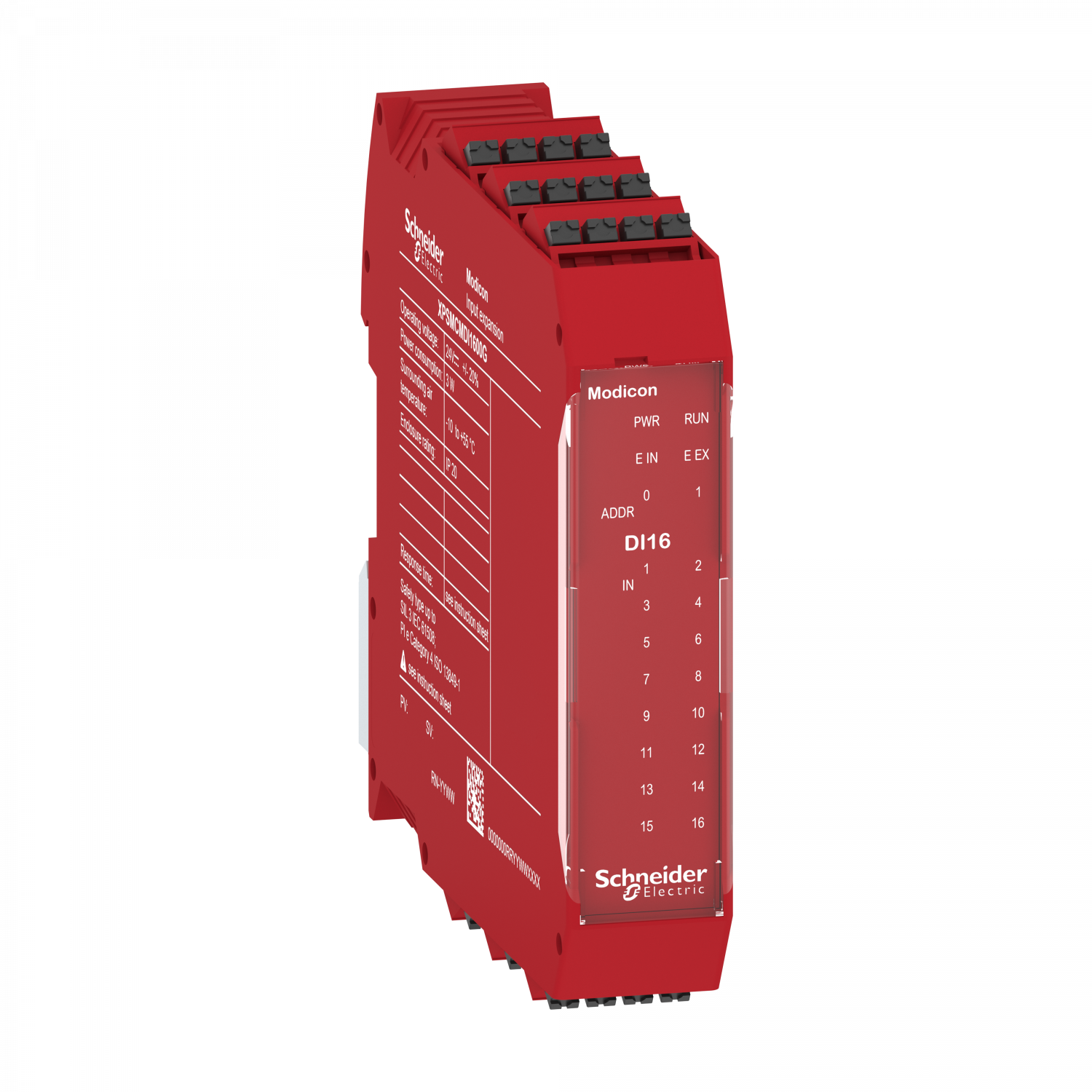 Preventa XPSMCM - module extension 16 entrées - connecteur à ressort