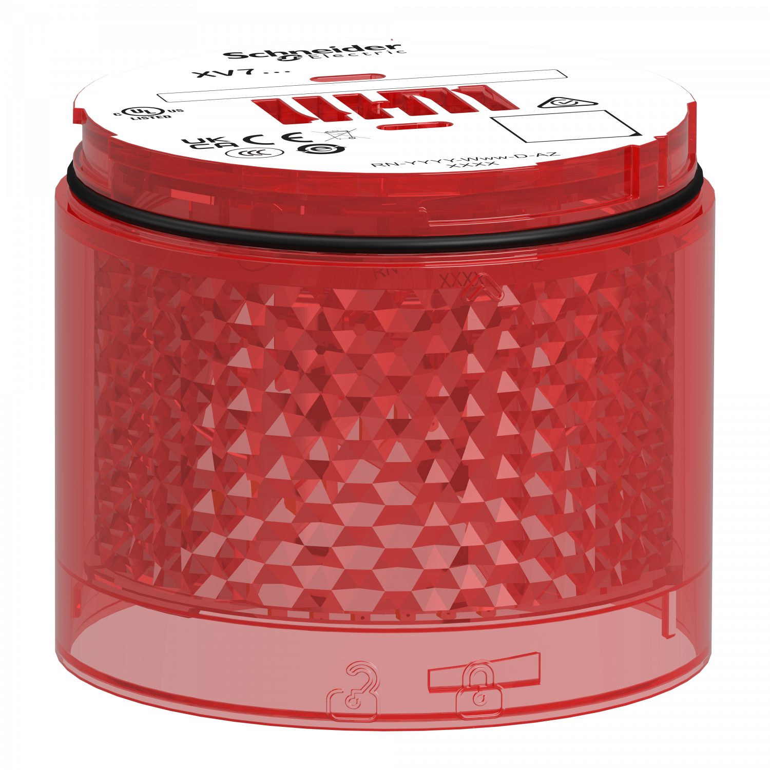 Harmony XVB7 - Elément lumineux Rouge - Eclairage constant - LED 24 VCC