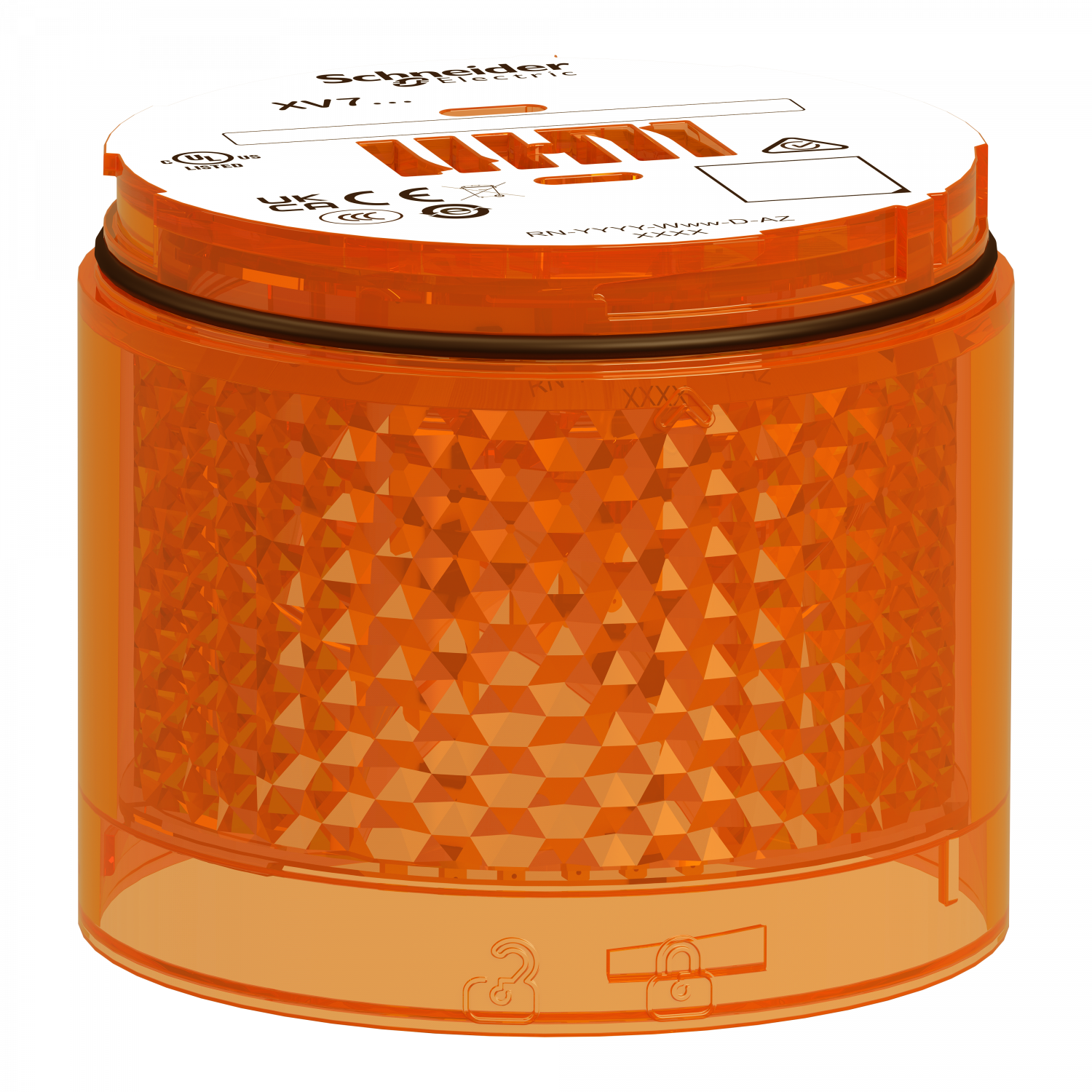 Harmony XVB7 - Elément lumineux Orange - Eclairage constant - LED 24 VCC