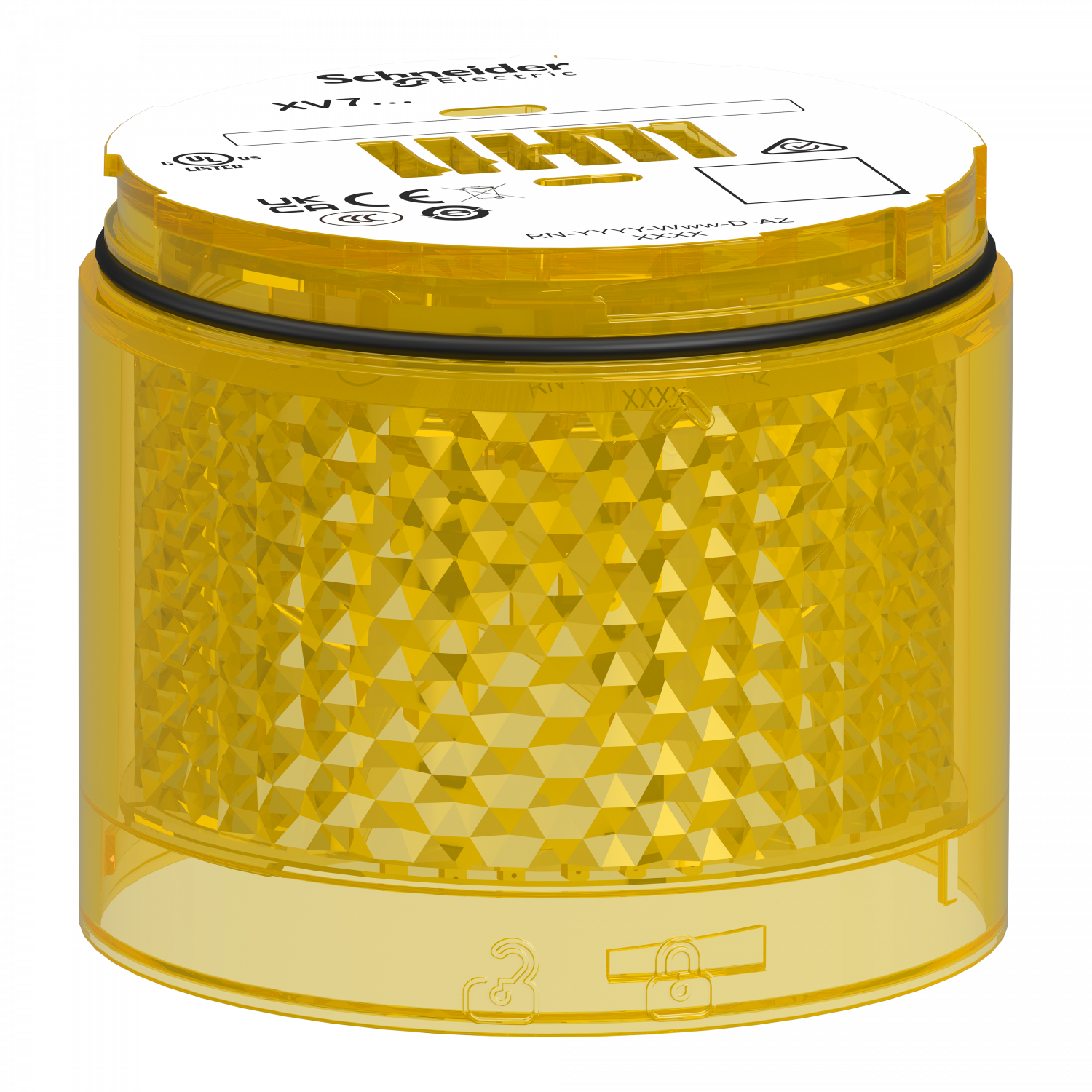 Harmony XVB7 - Elément lumineux Jaune - Eclairage constant - LED 24 VCC