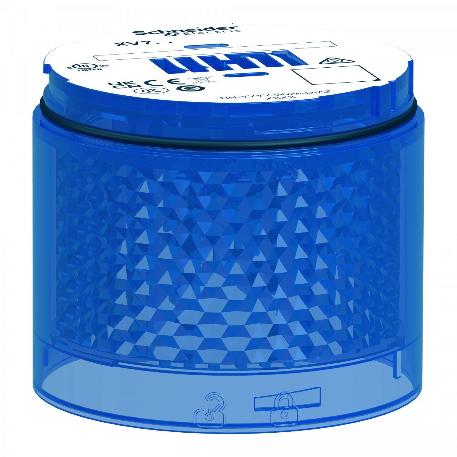 Harmony XVB7 - Elément lumineux Bleu - Eclairage Clignotant - LED 24 VCC