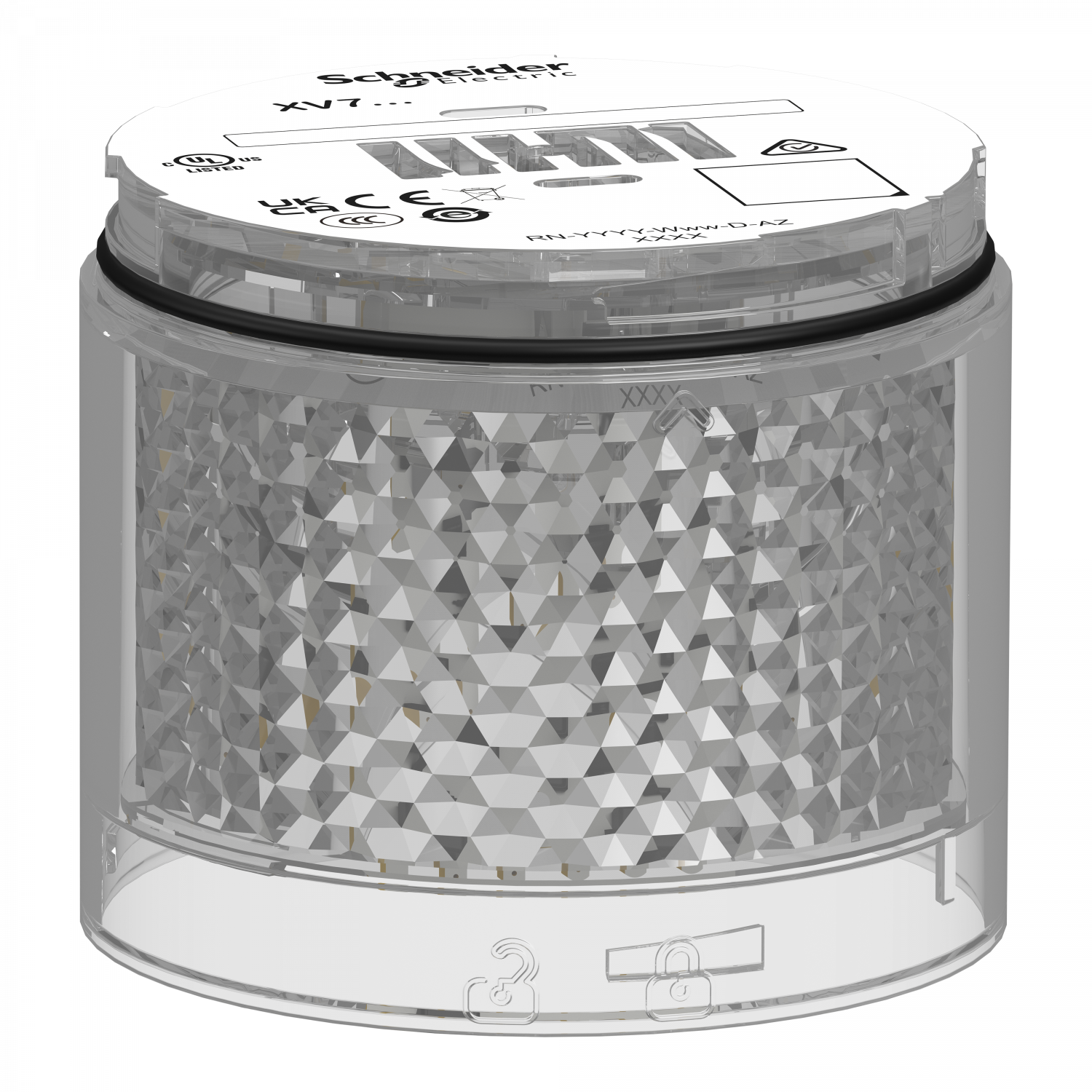 Harmony XVB7 - Elément lumineux Blanc - Eclairage flash 2J - LED 24 VCC