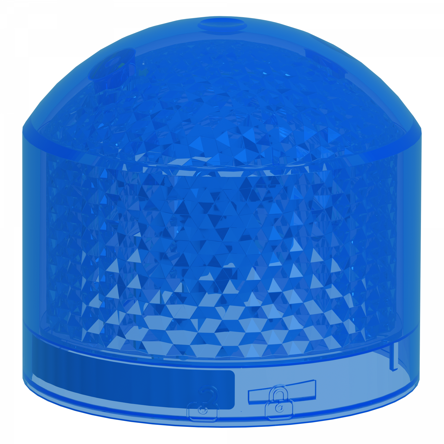 Harmony XVB7 - Balise lumineuse Bleu - Eclairage fixe - LED 24 VCC