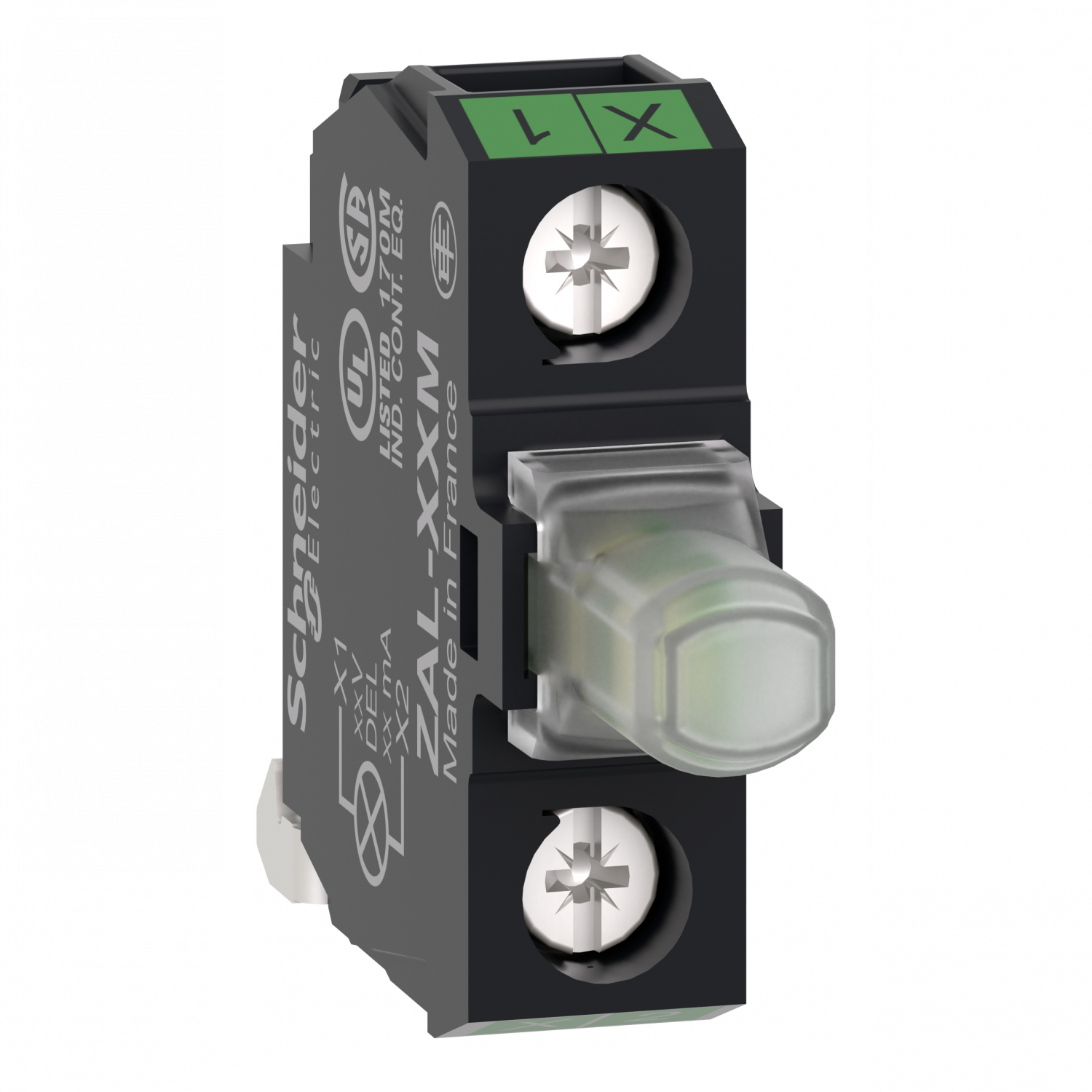 Harmony - bloc lumineux boîte à boutons - vert - LED - 230-240V - Maintenance