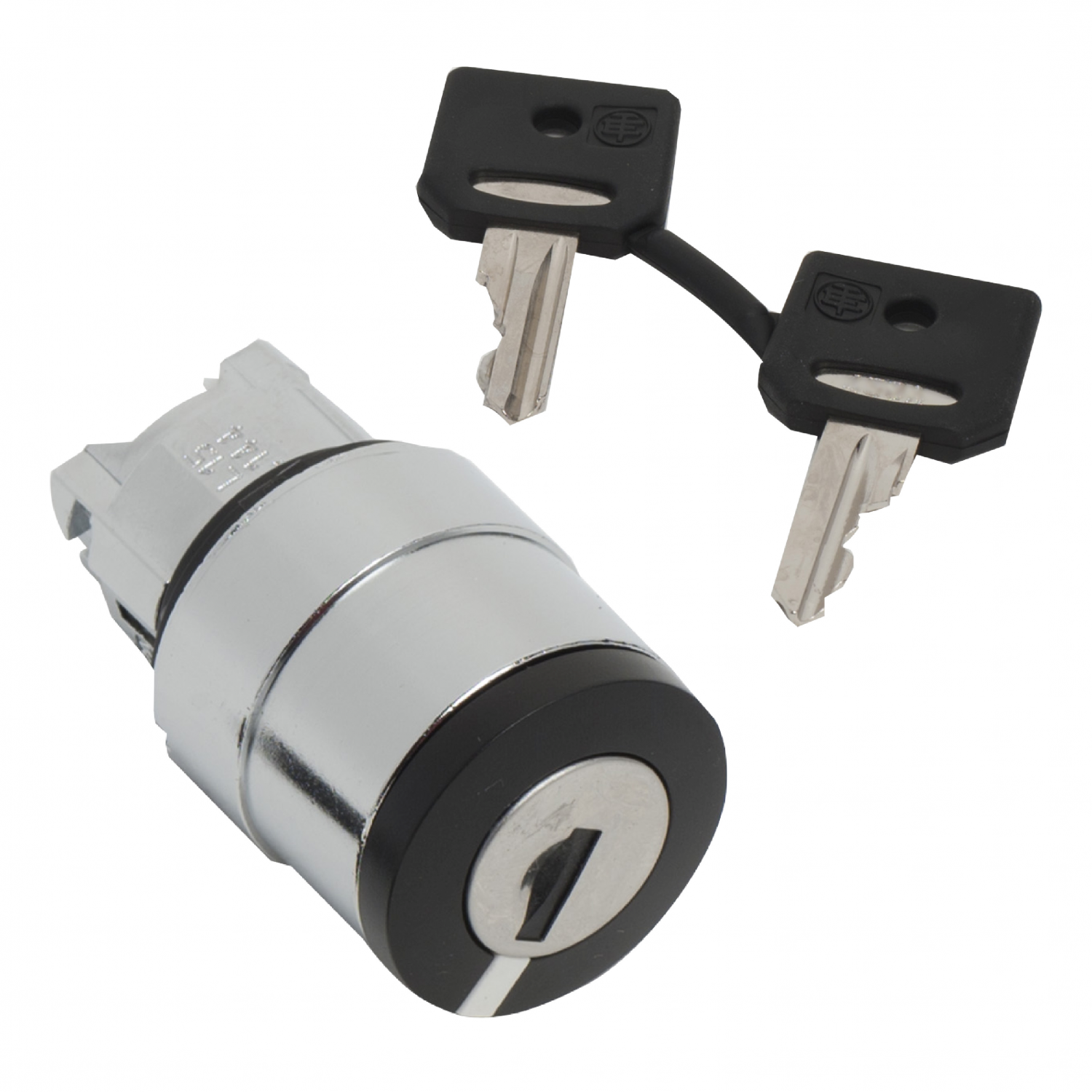 Harmony XB4 - tête bouton tournant à clé 421E - Ø22 - 2 pos à rap. - retr G