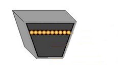 COURROIE TRAP. VECO 100 E 6129 38X25 - E238