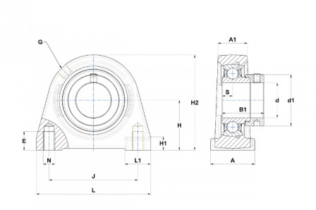 Palier auto aligneur 